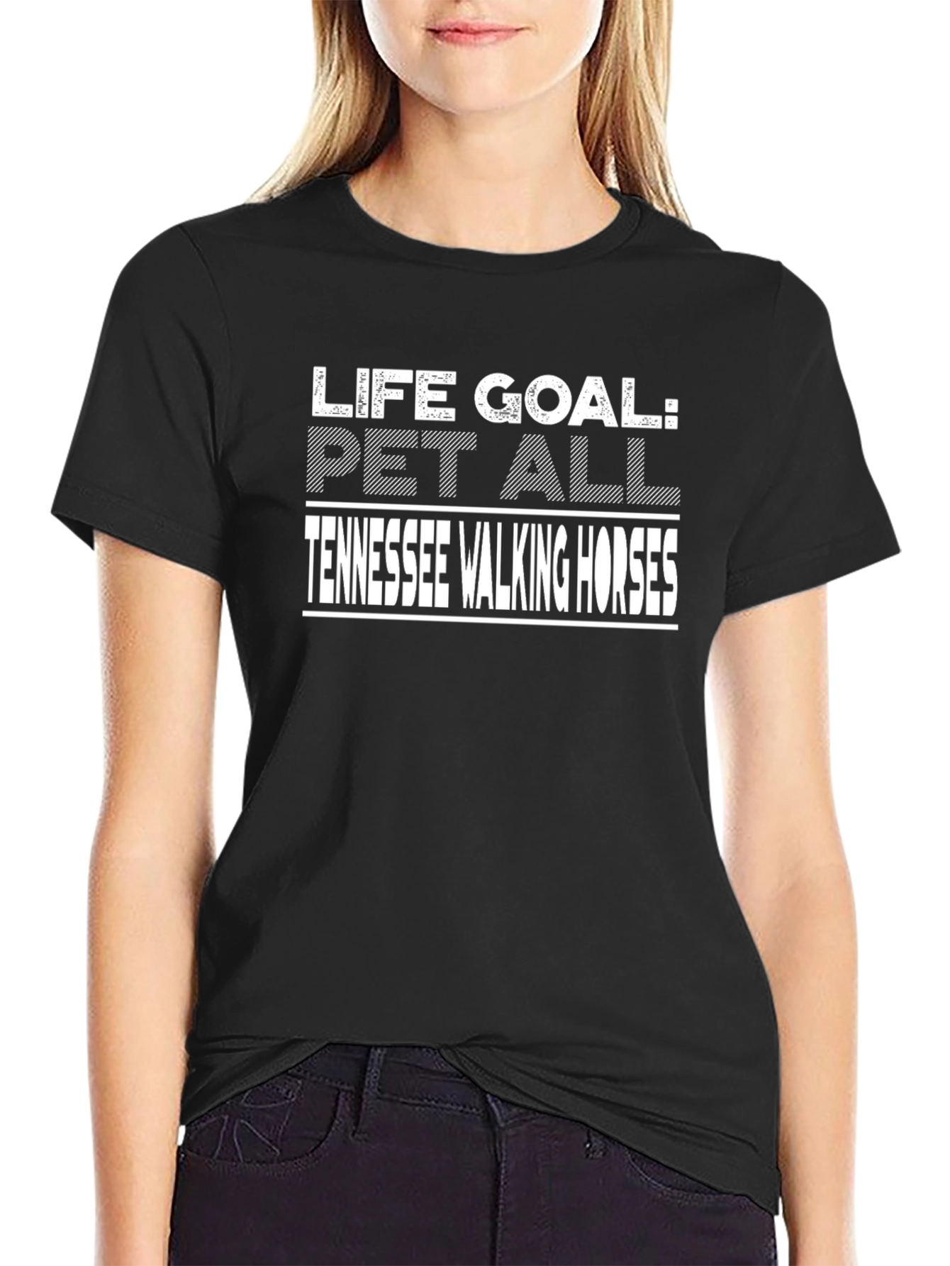 Life Goal Tennessee Walking Horses Graphic T-Shirt