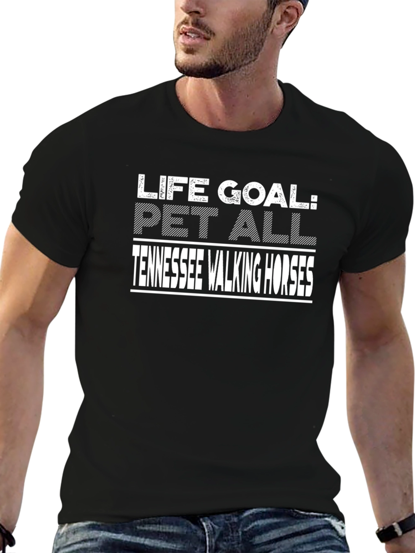 Life Goal Tennessee Walking Horses Graphic T-Shirt