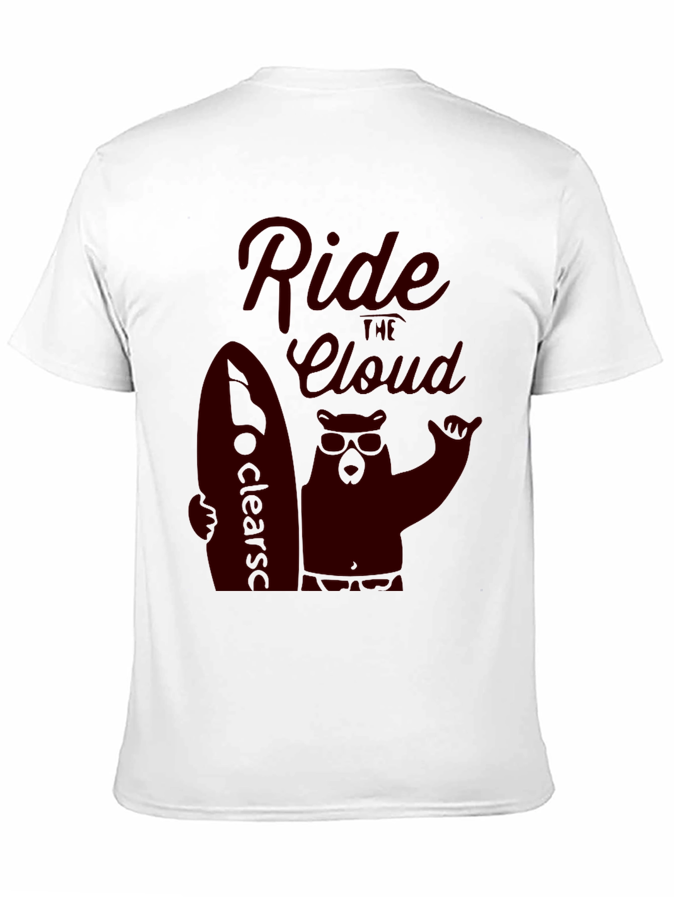 Ride the Cloud Black T-Shirt Cool Graphic Tee