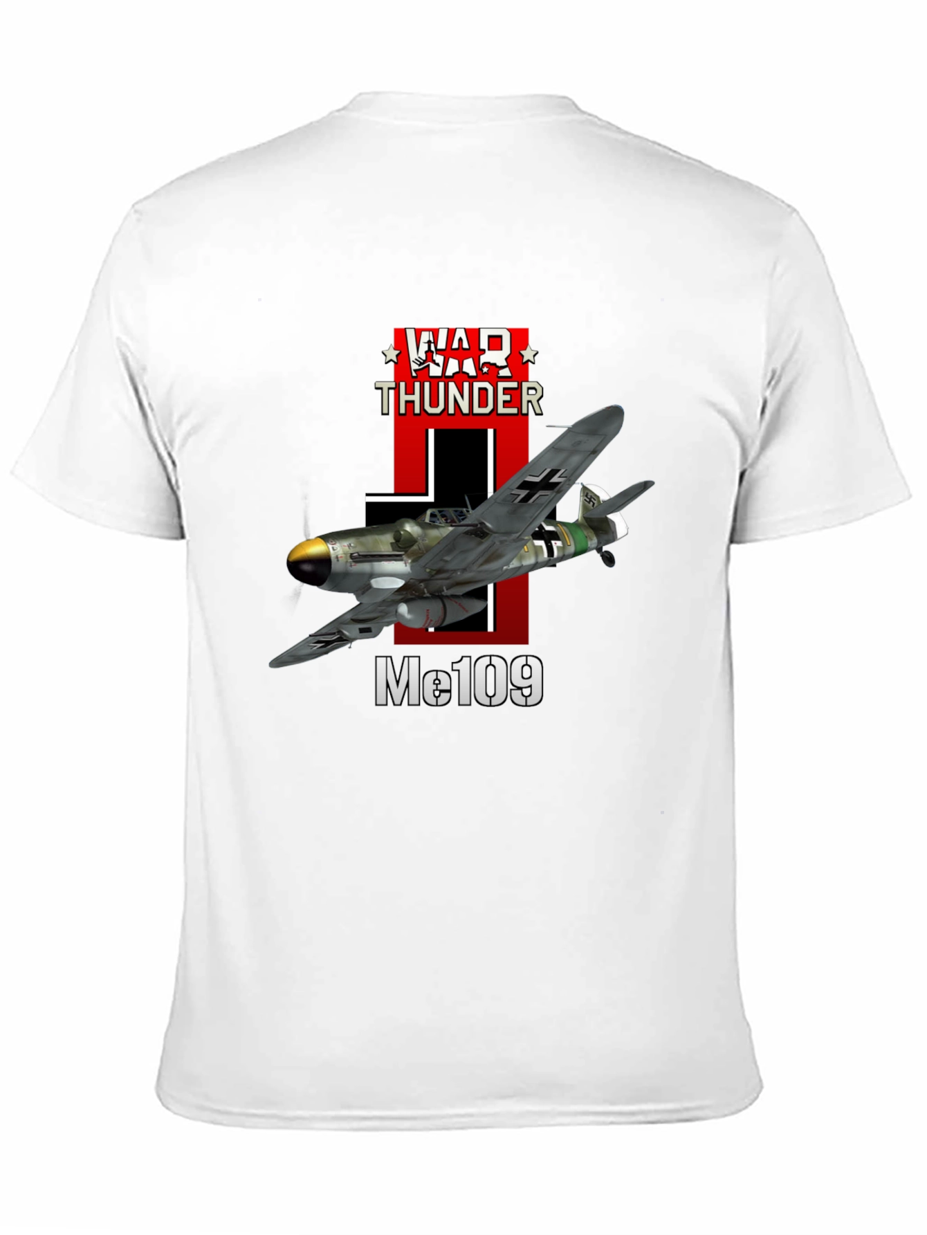 War Thunder Me109 Airplane Graphic T-Shirt