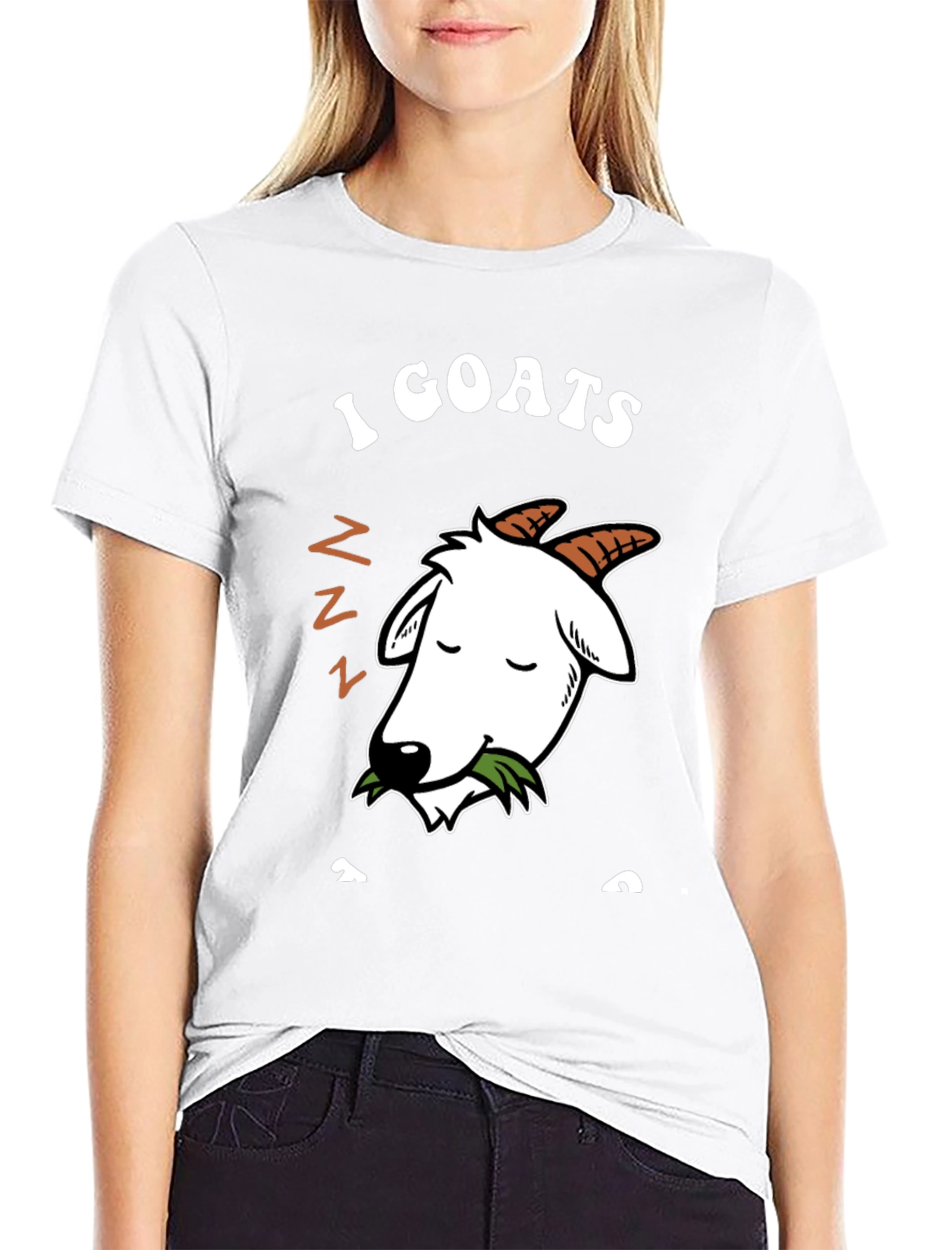I Goat Sleepy T-Shirt - Funny Animal Tee