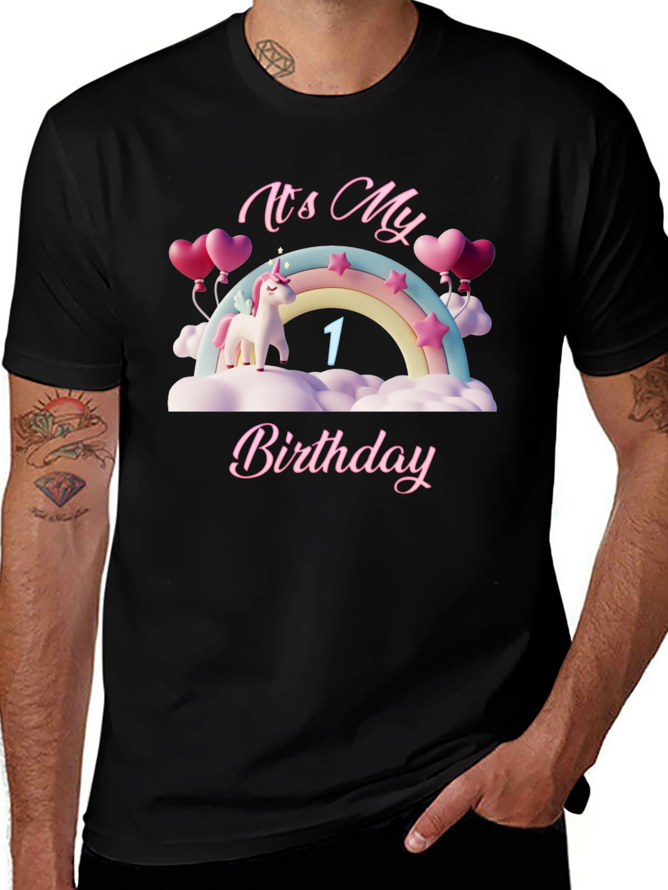 Its My 1st Birthday Unicorn T-Shirt
