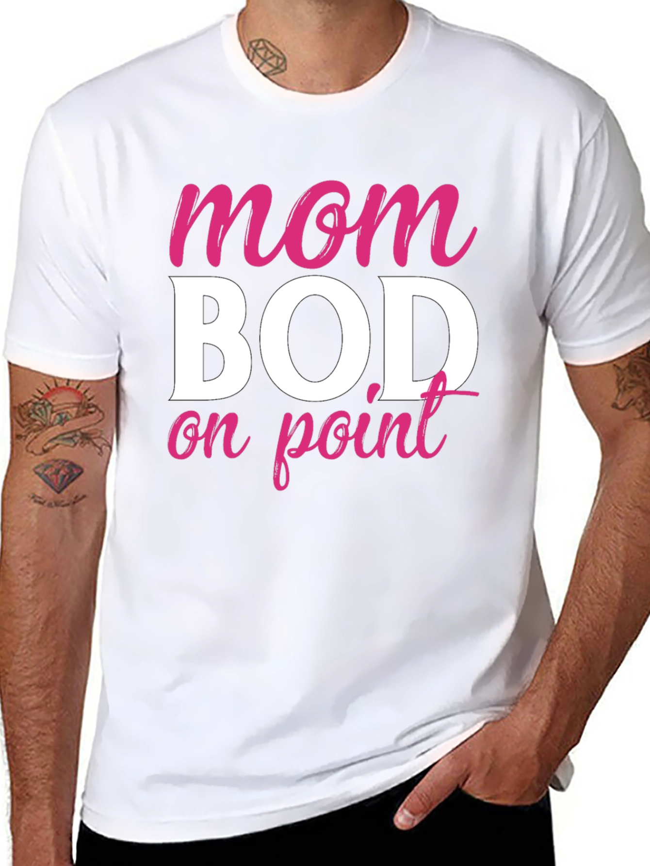 Mom Bod On Point Graphic Tee - Unisex Fit