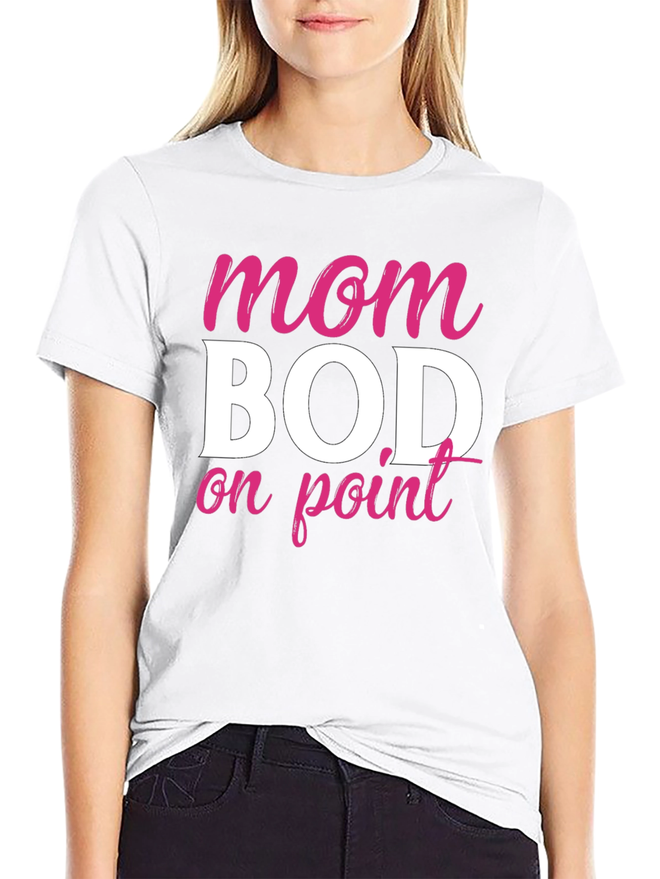 Mom Bod On Point Graphic Tee - Unisex Fit
