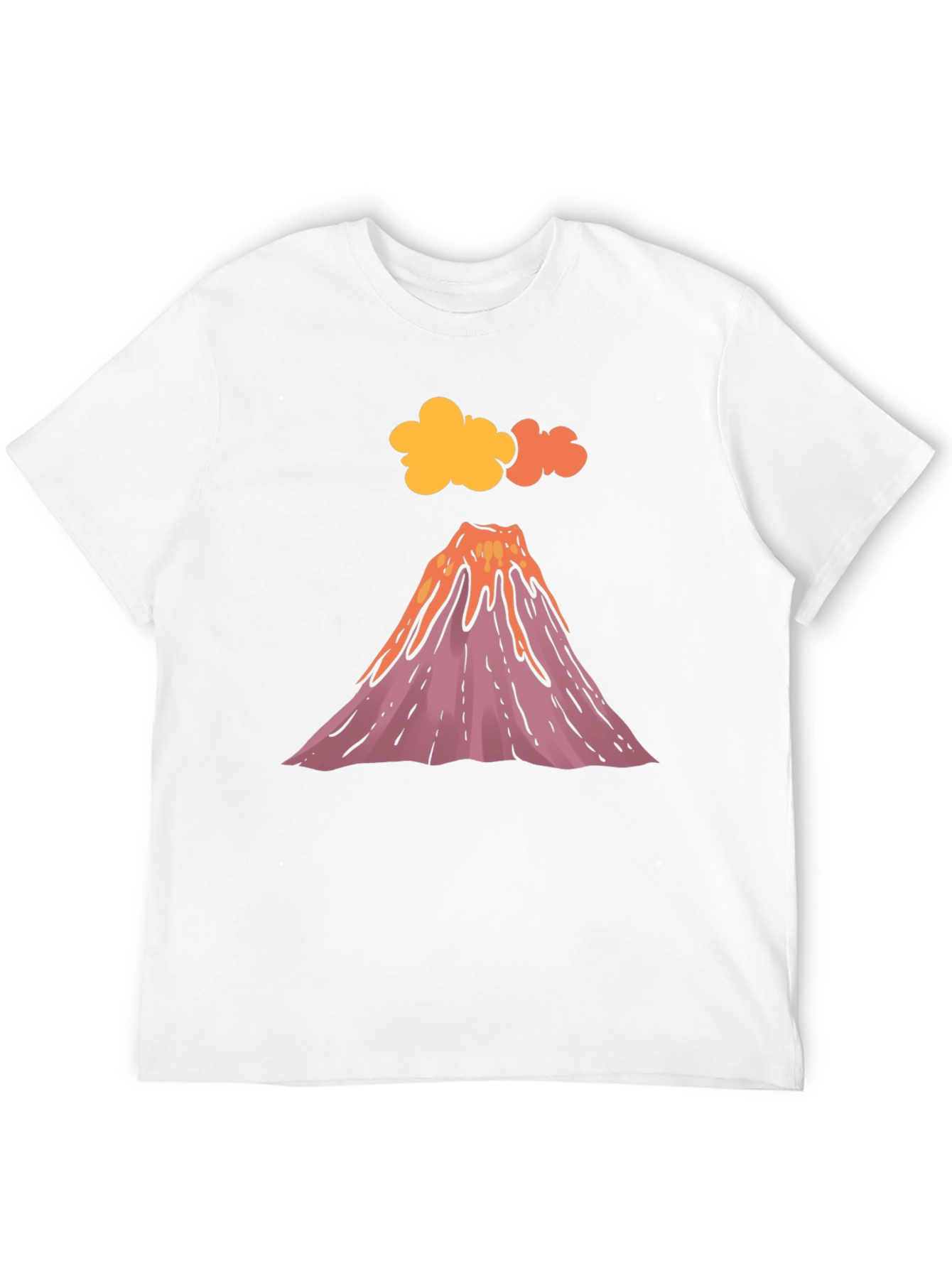 Volcano Graphic T-Shirt - Black