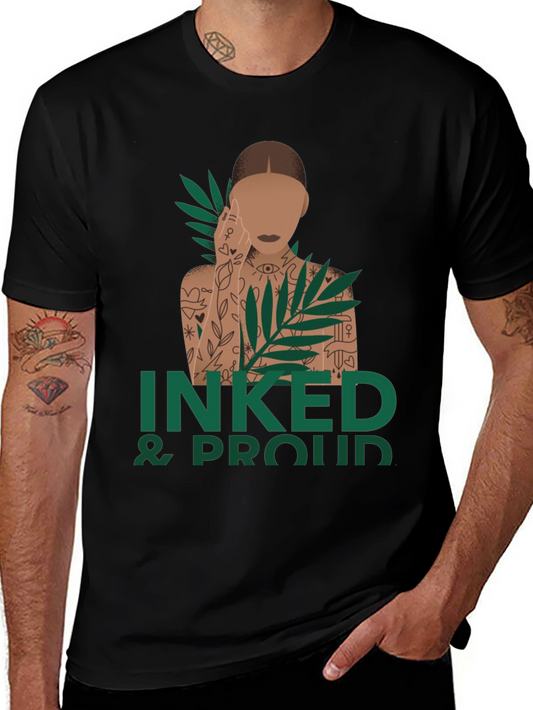 Inked & Proud Graphic Tee - Bold Tattoo Culture Shirt