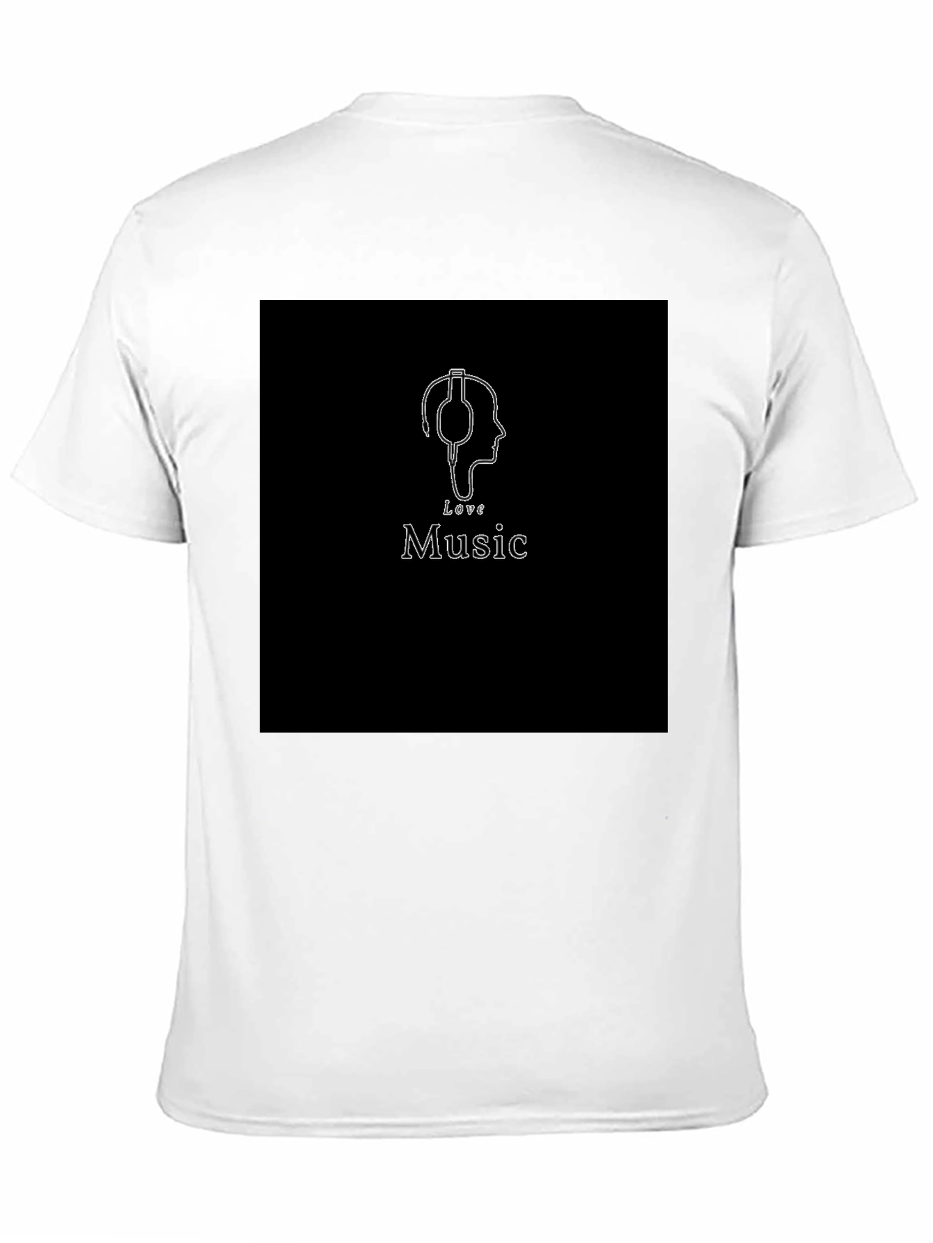 Love Music Black T-Shirt - Stylish Graphic Tee