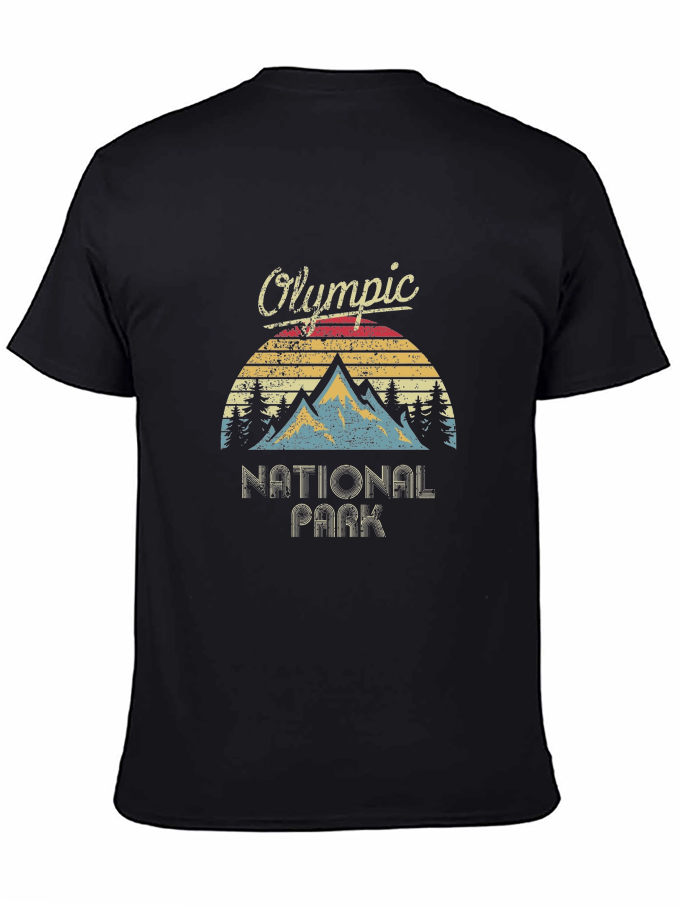 Olympic National Park T-Shirt - Black