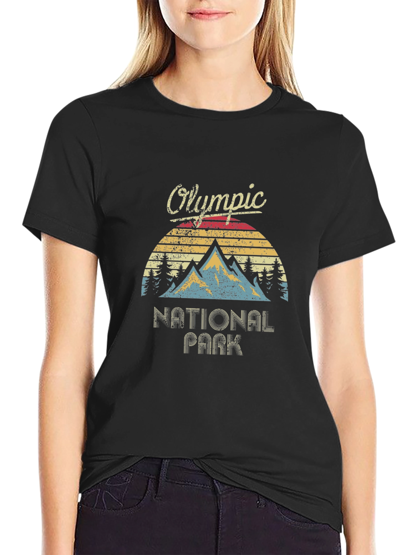 Olympic National Park T-Shirt - Black