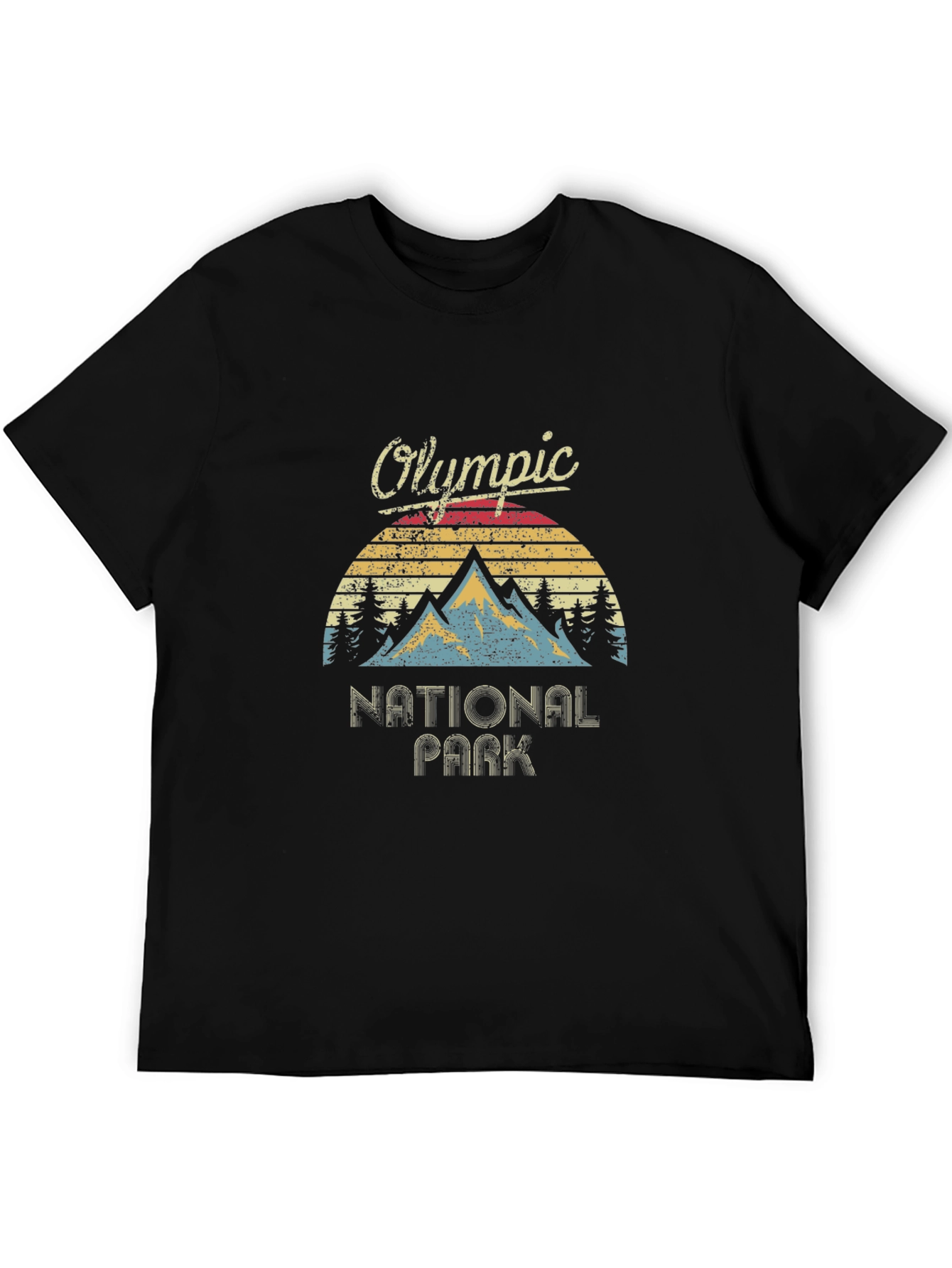 Olympic National Park T-Shirt - Black