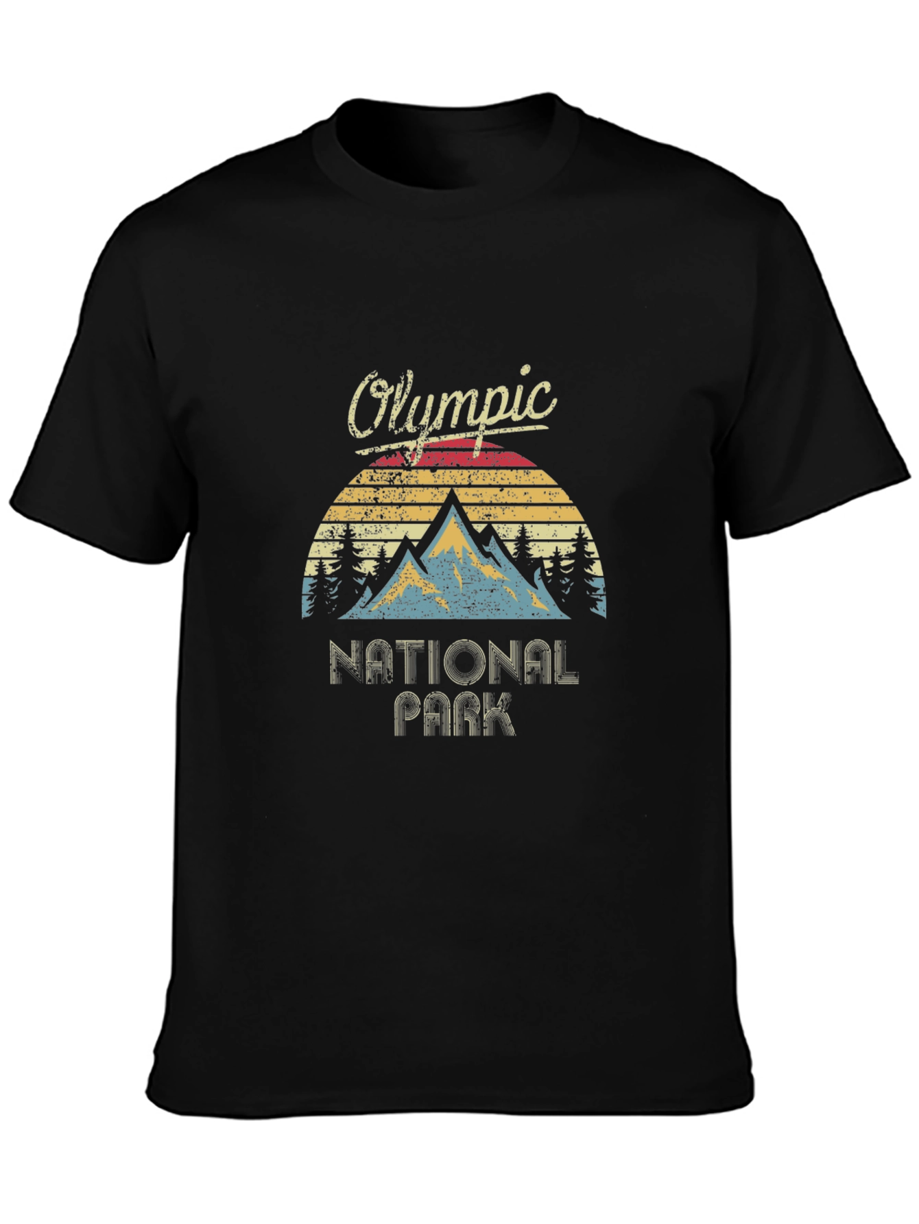 Olympic National Park T-Shirt - Black