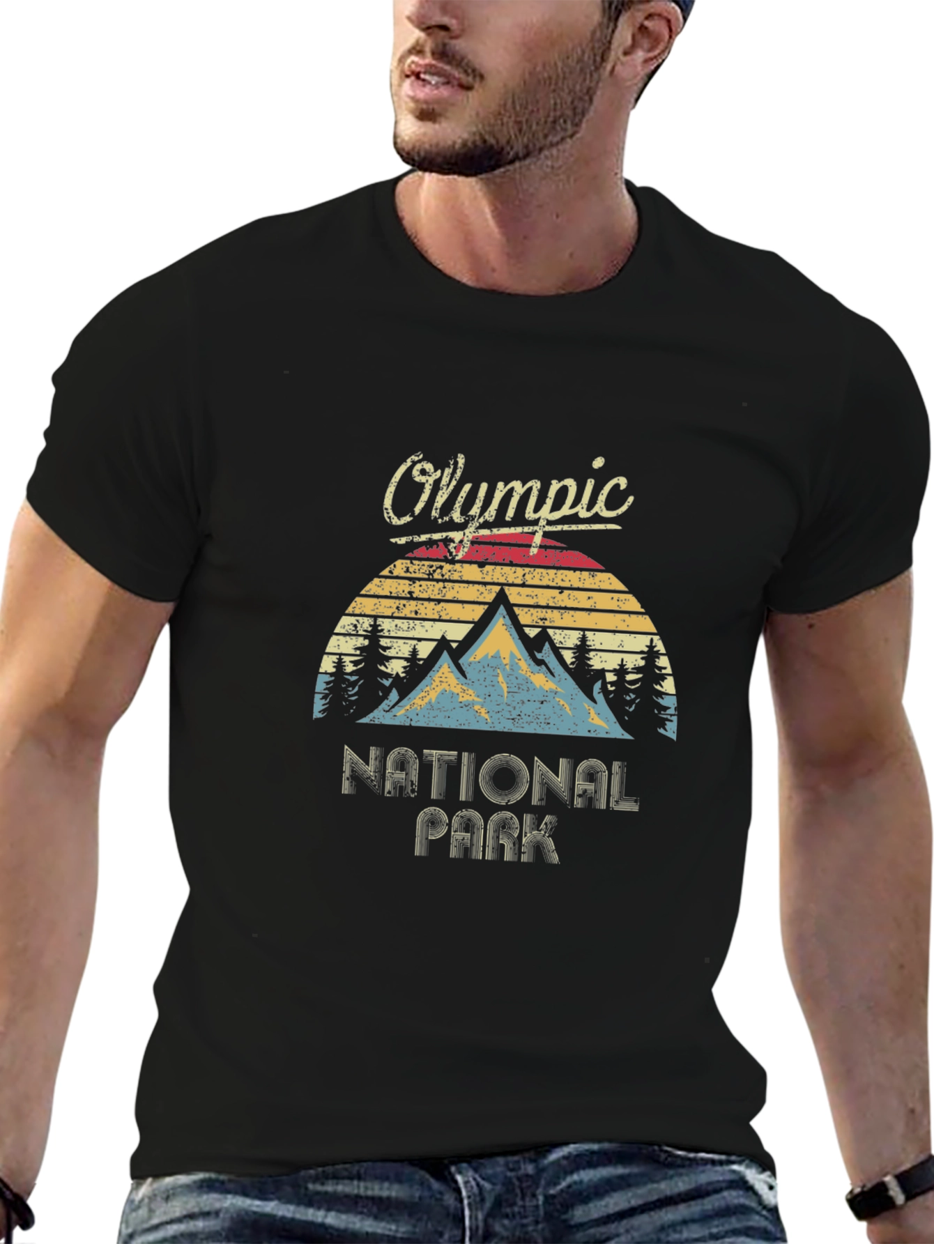 Olympic National Park T-Shirt - Black