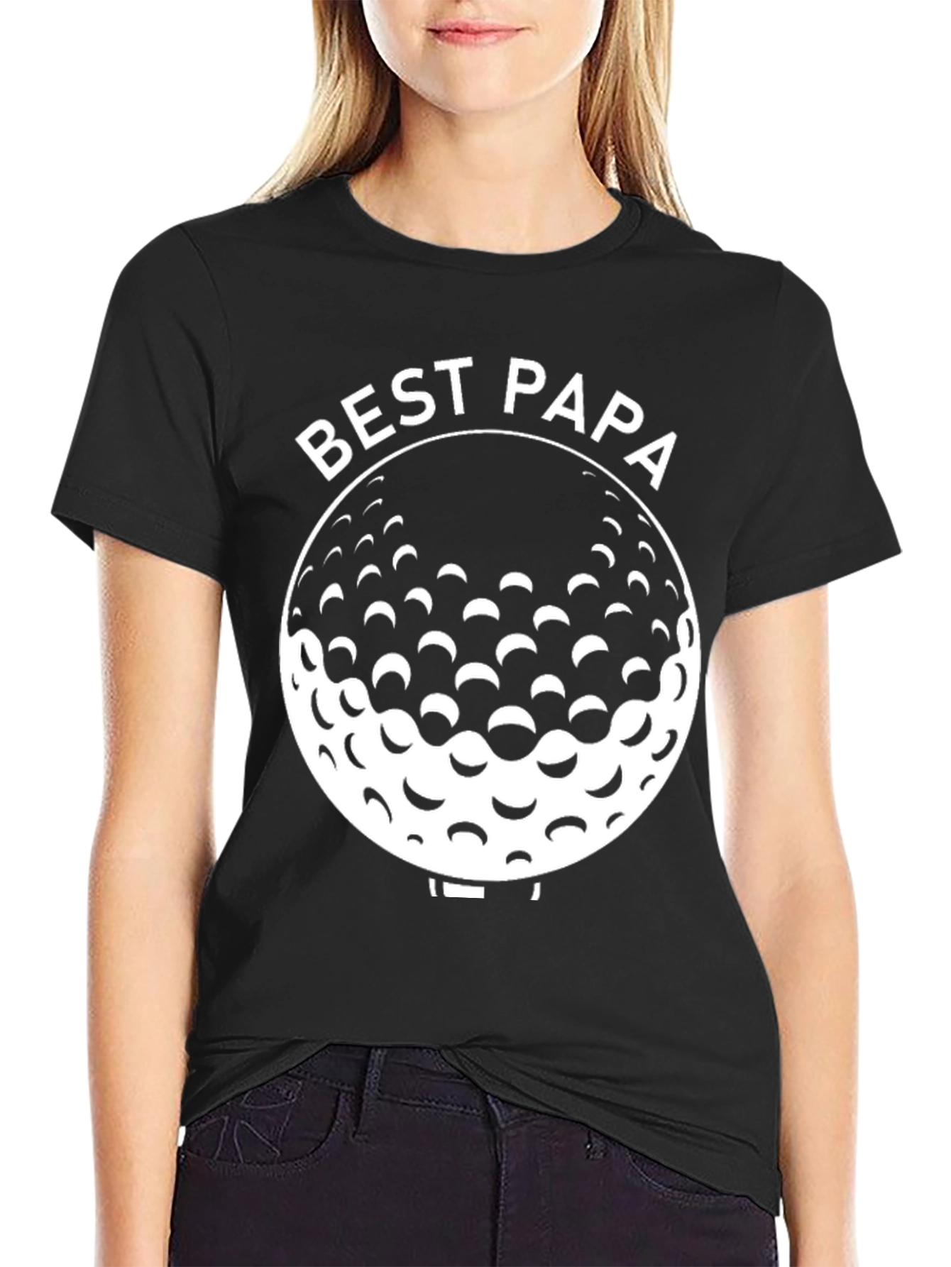 Best Papa Ever Golf Ball T-Shirt
