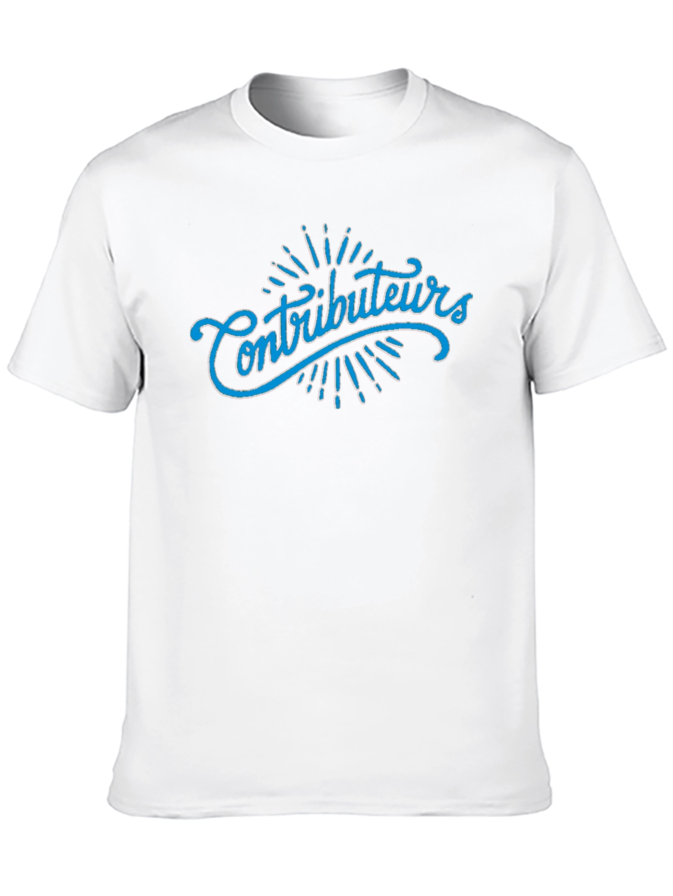 Contributors T-Shirt - Stylish Black Tee