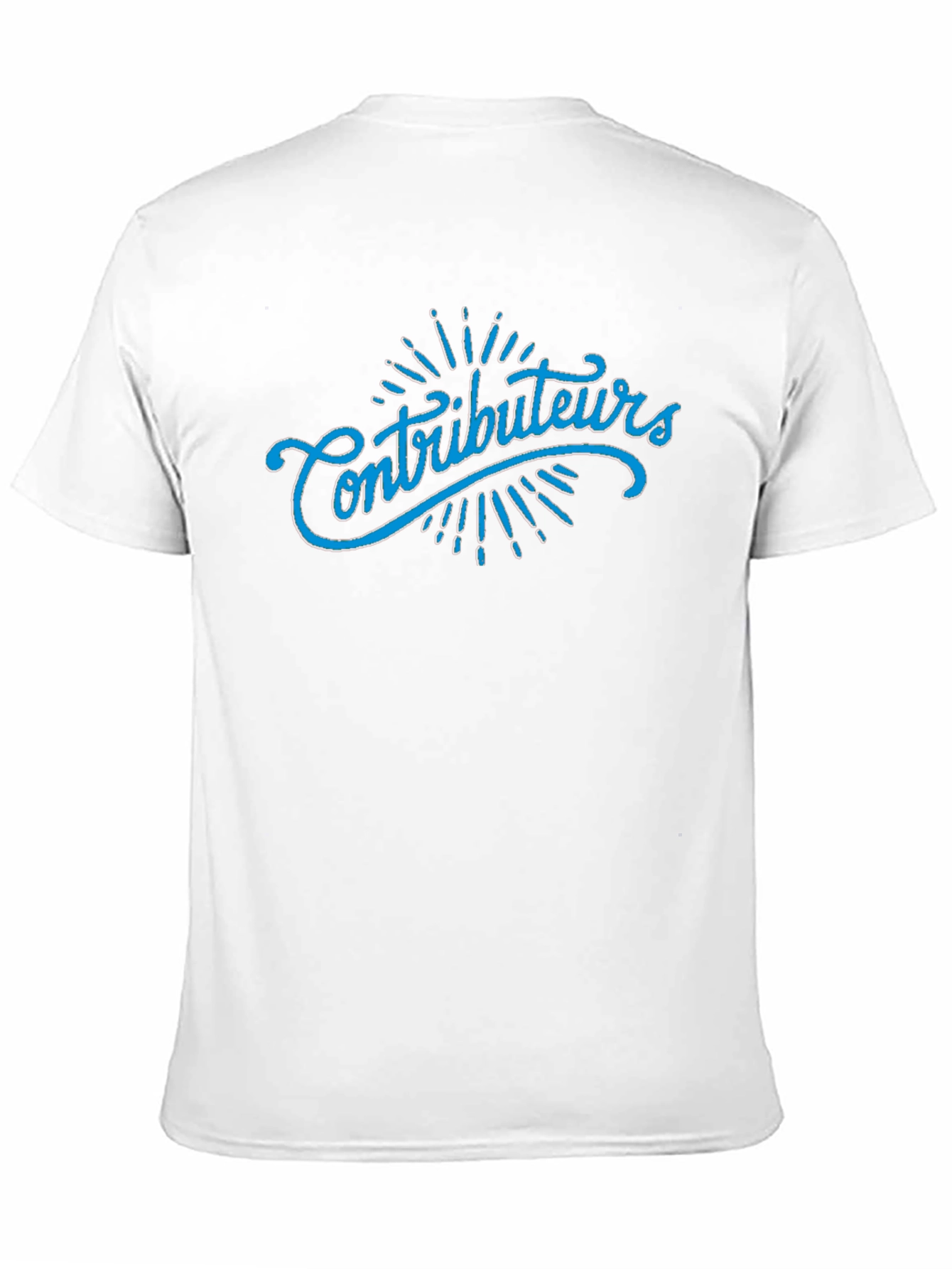 Contributors T-Shirt - Stylish Black Tee
