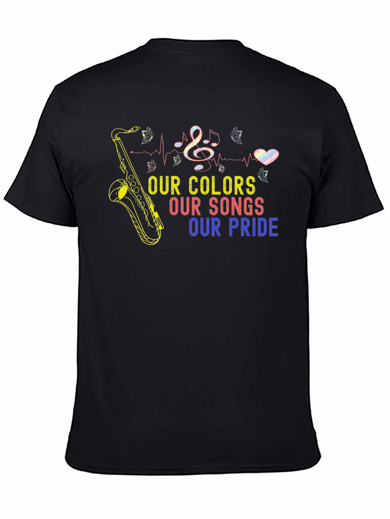 Pride Colors Music T-Shirt