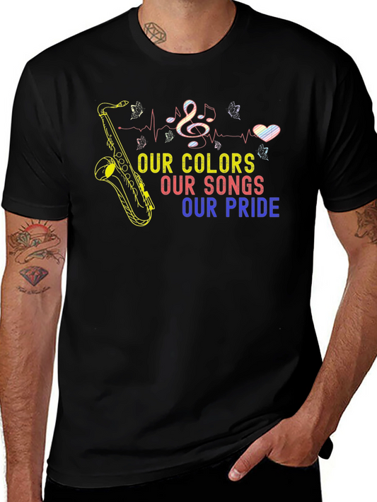 Pride Colors Music T-Shirt