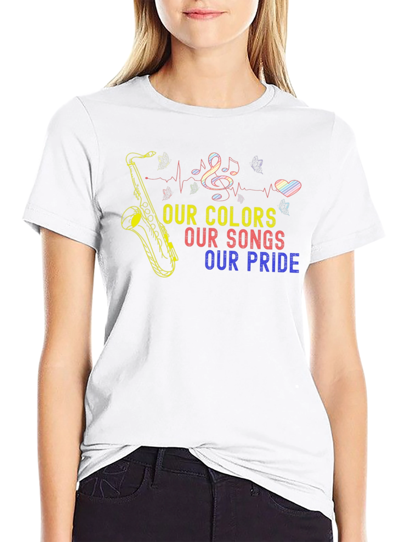 Pride Colors Music T-Shirt