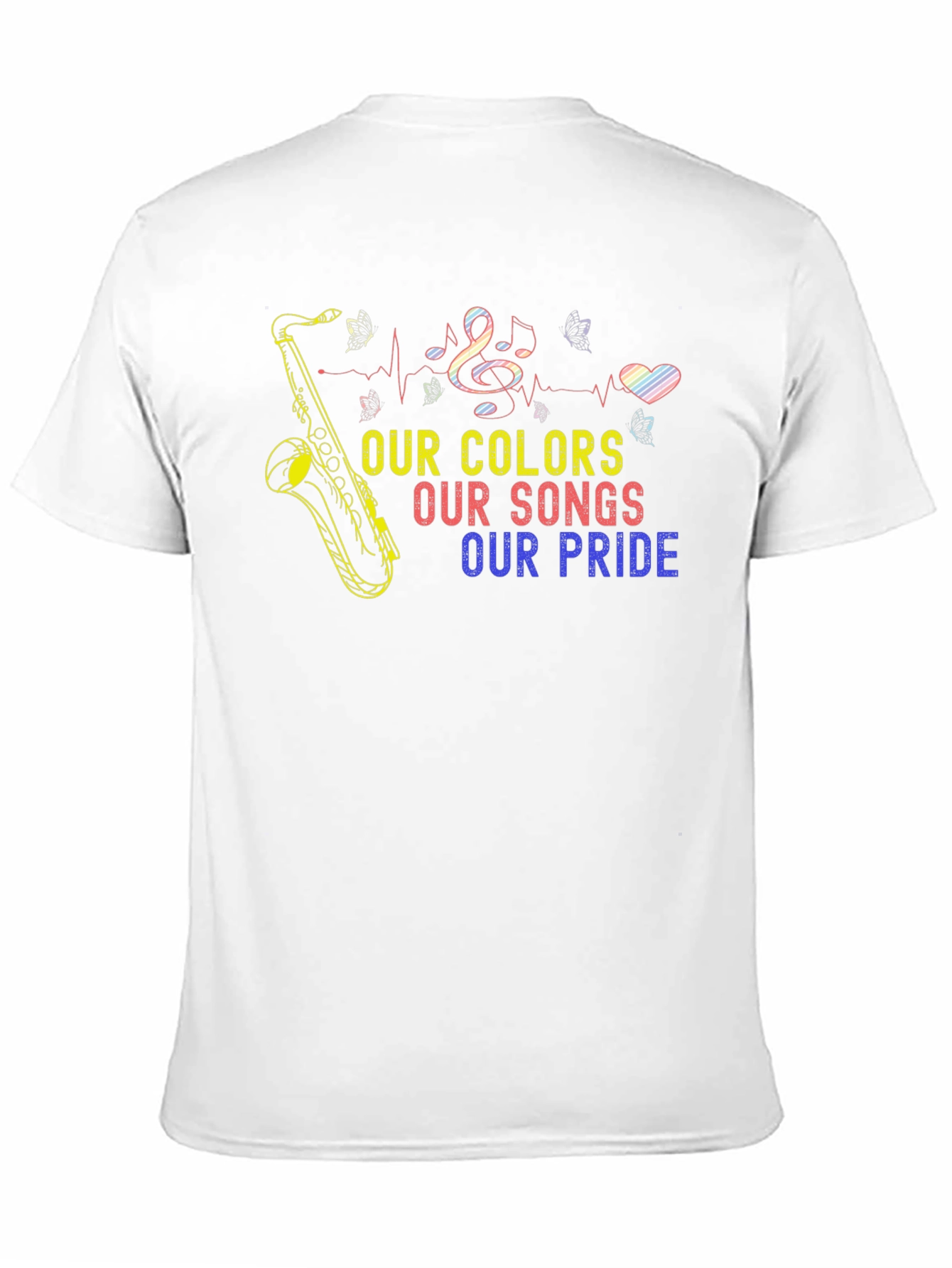 Pride Colors Music T-Shirt