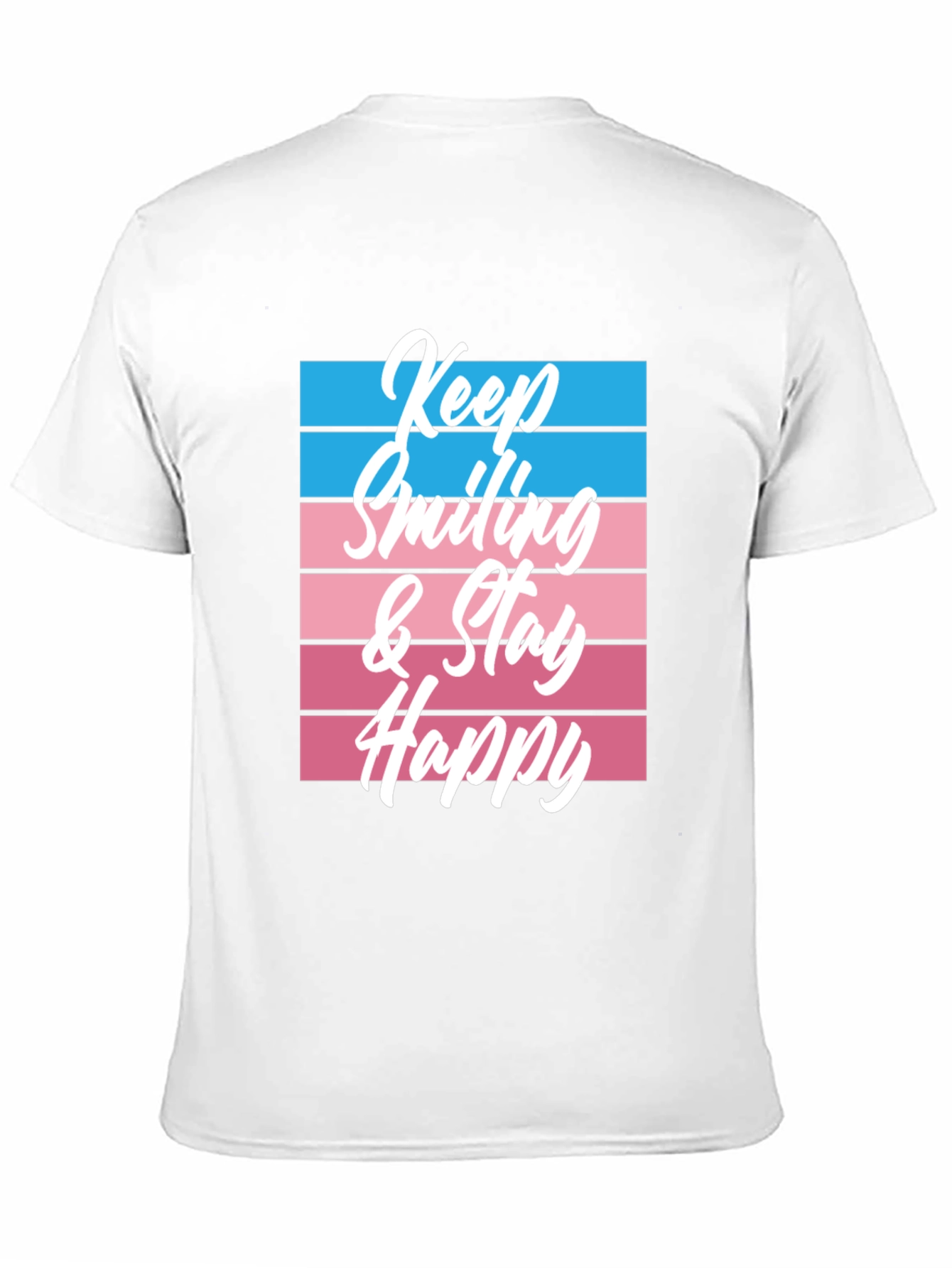Keep Smiling Graphic Tee - Black