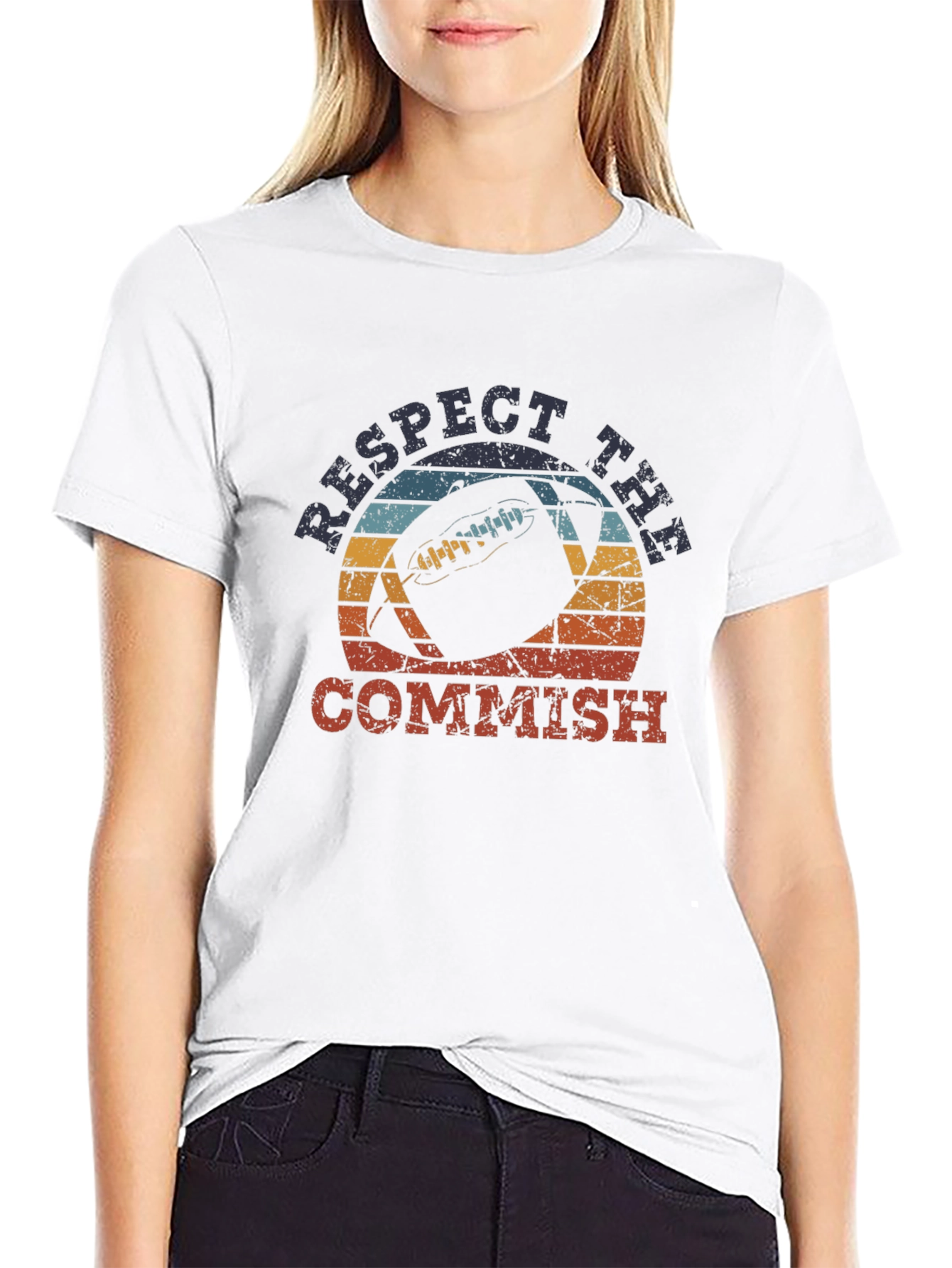 Respect the Commish Football Graphic Tee