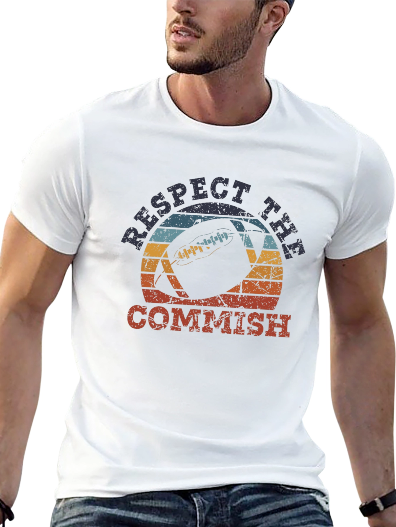 Respect the Commish Football Graphic Tee