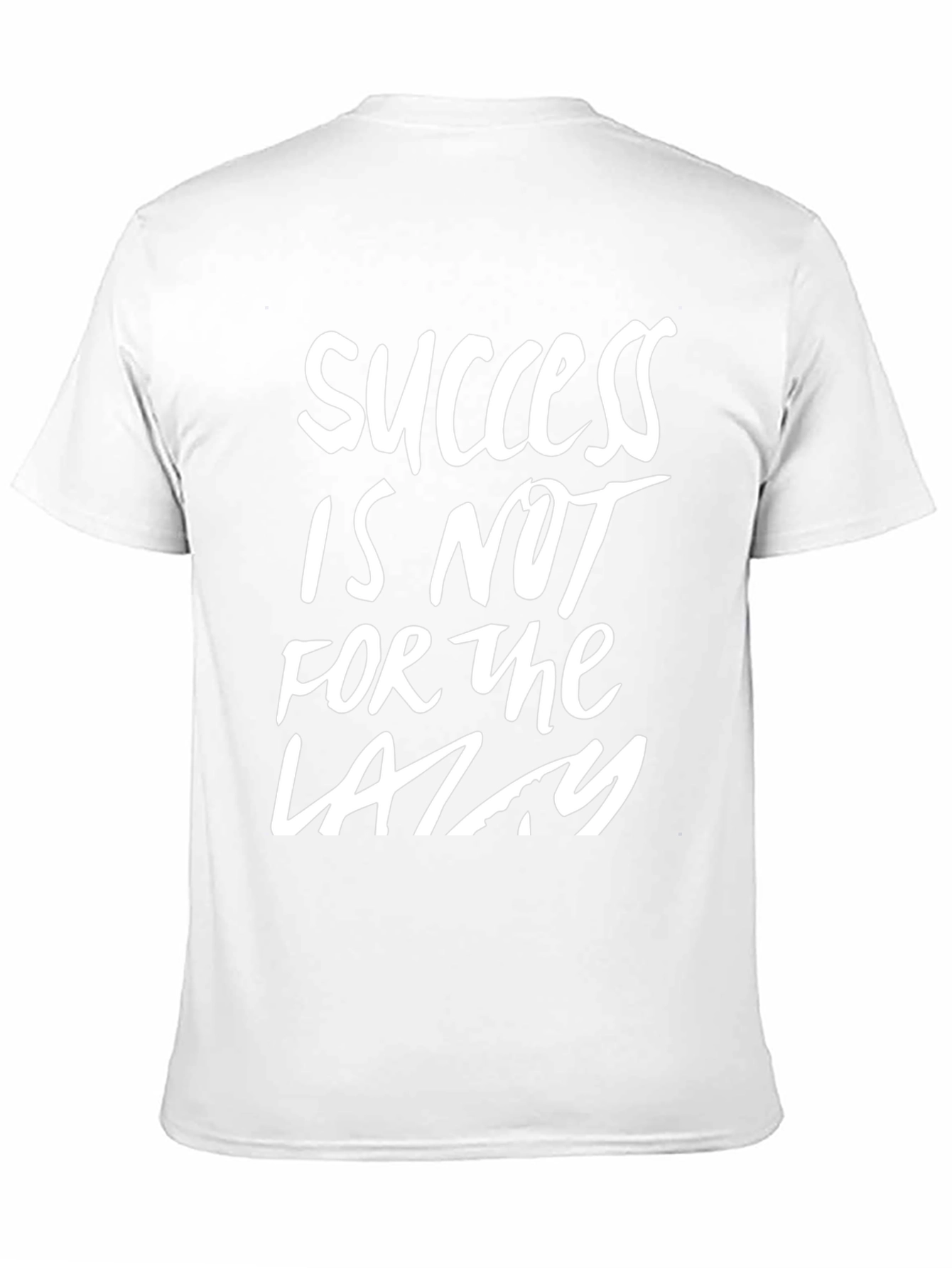 Success Black Graphic Tee for Hard Workers