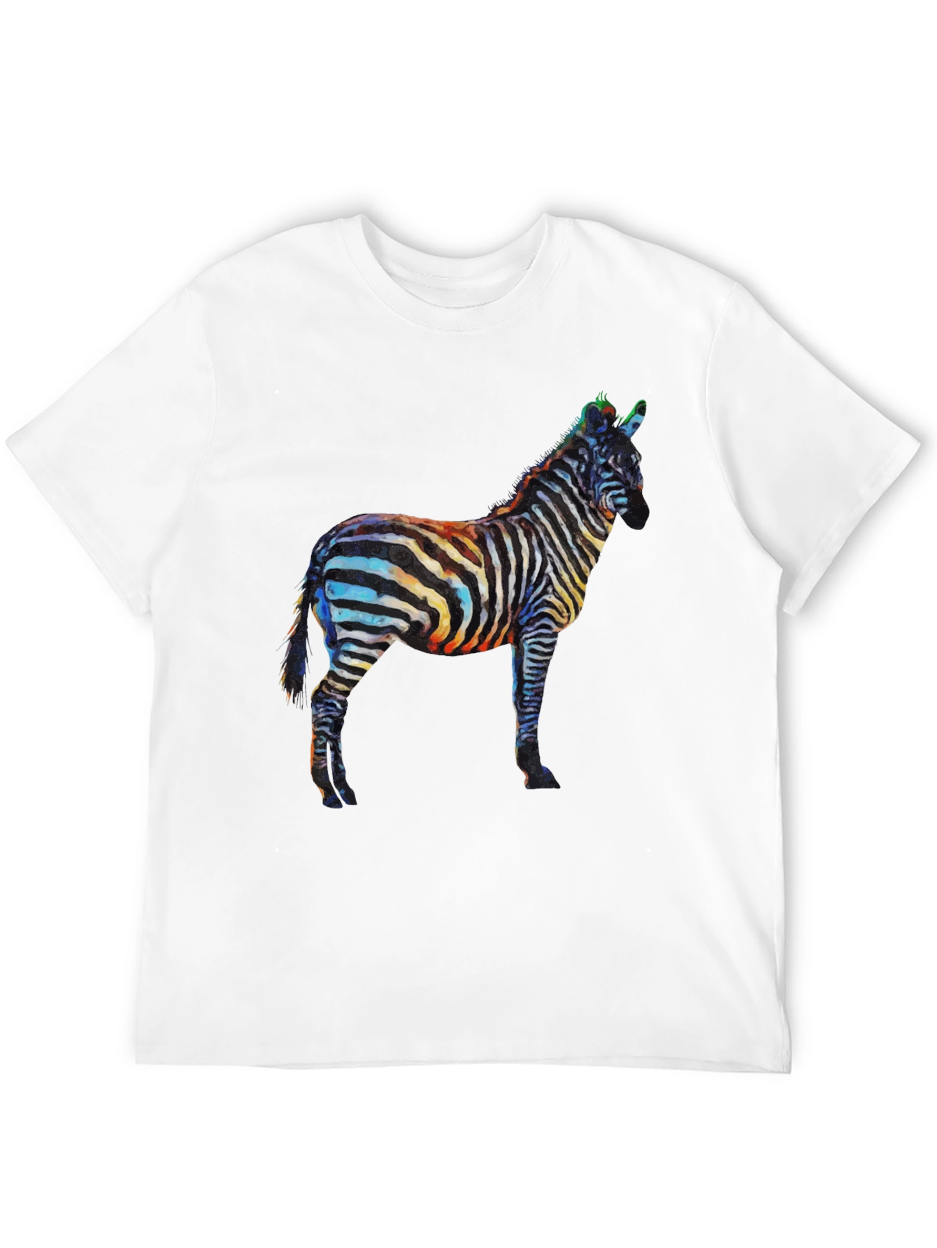 Zebra Graphic Black T-Shirt