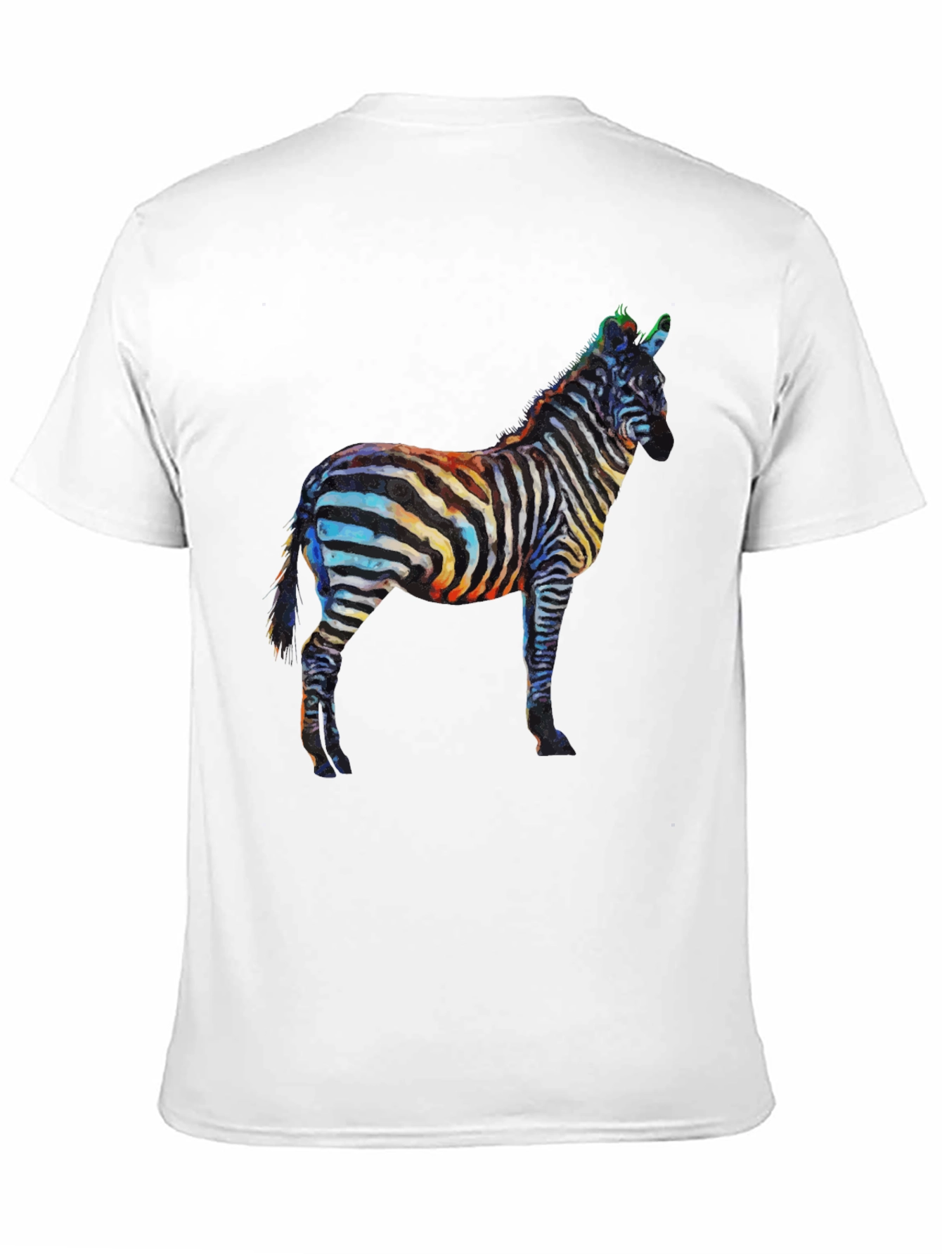 Zebra Graphic Black T-Shirt