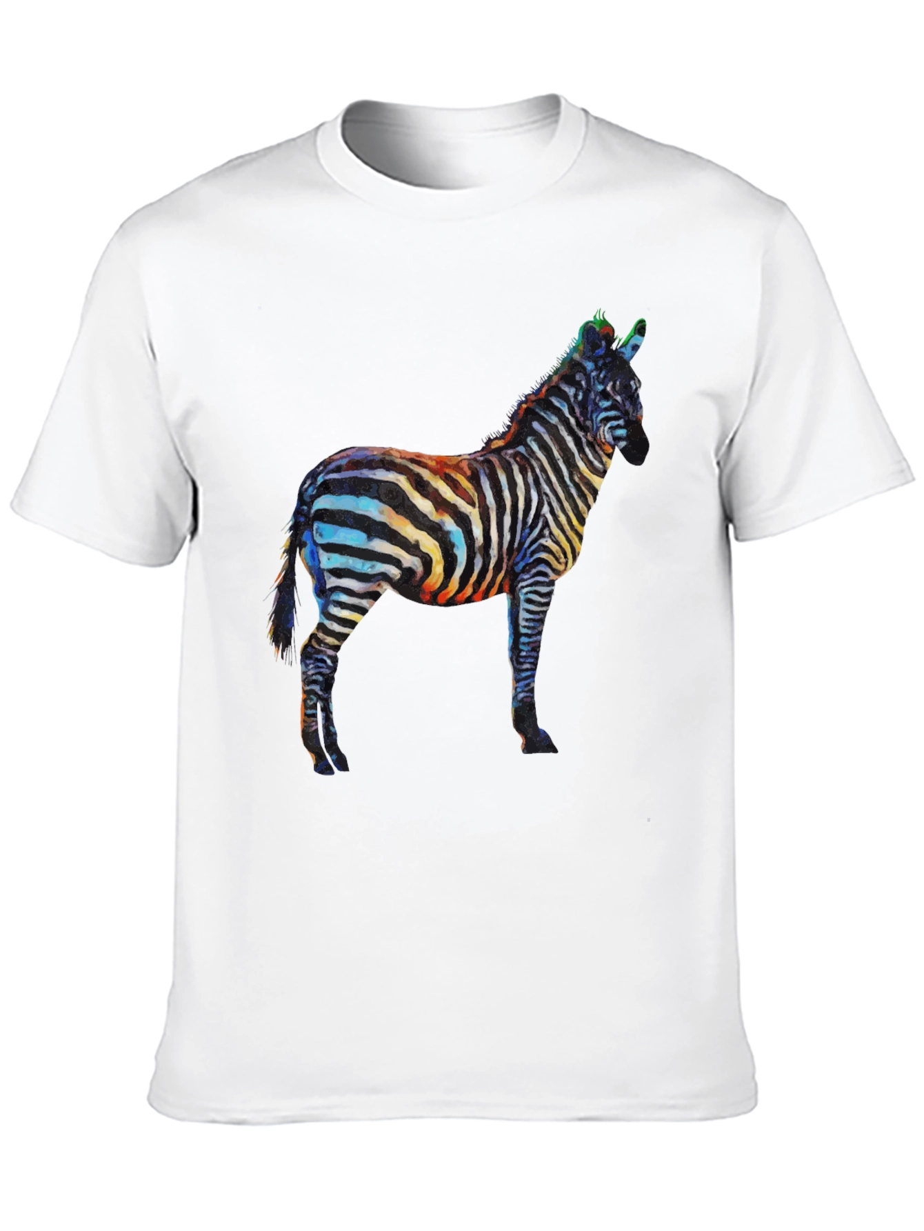 Zebra Graphic Black T-Shirt