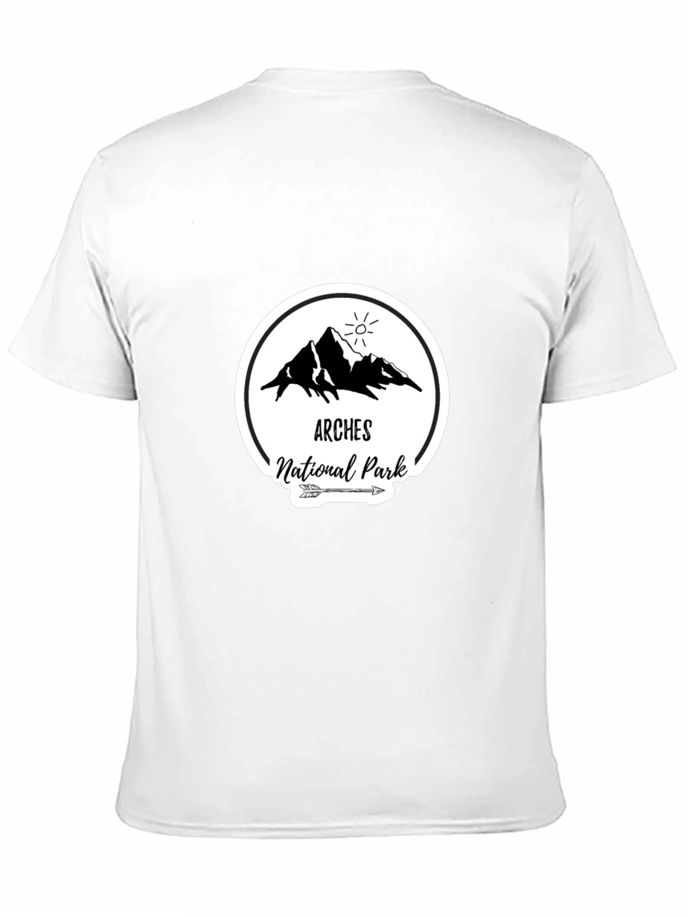 Arches National Park Black T-Shirt