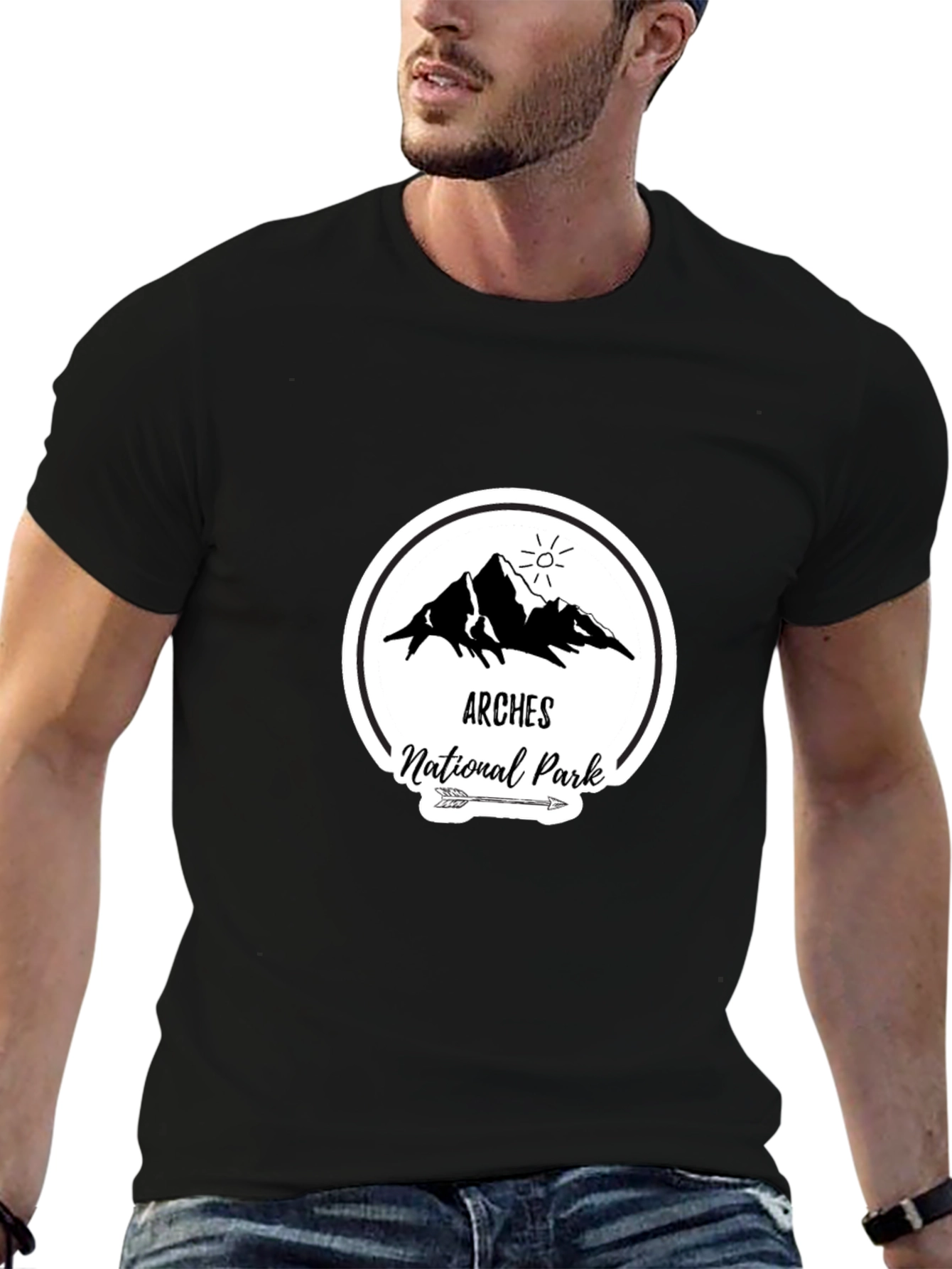 Arches National Park Black T-Shirt