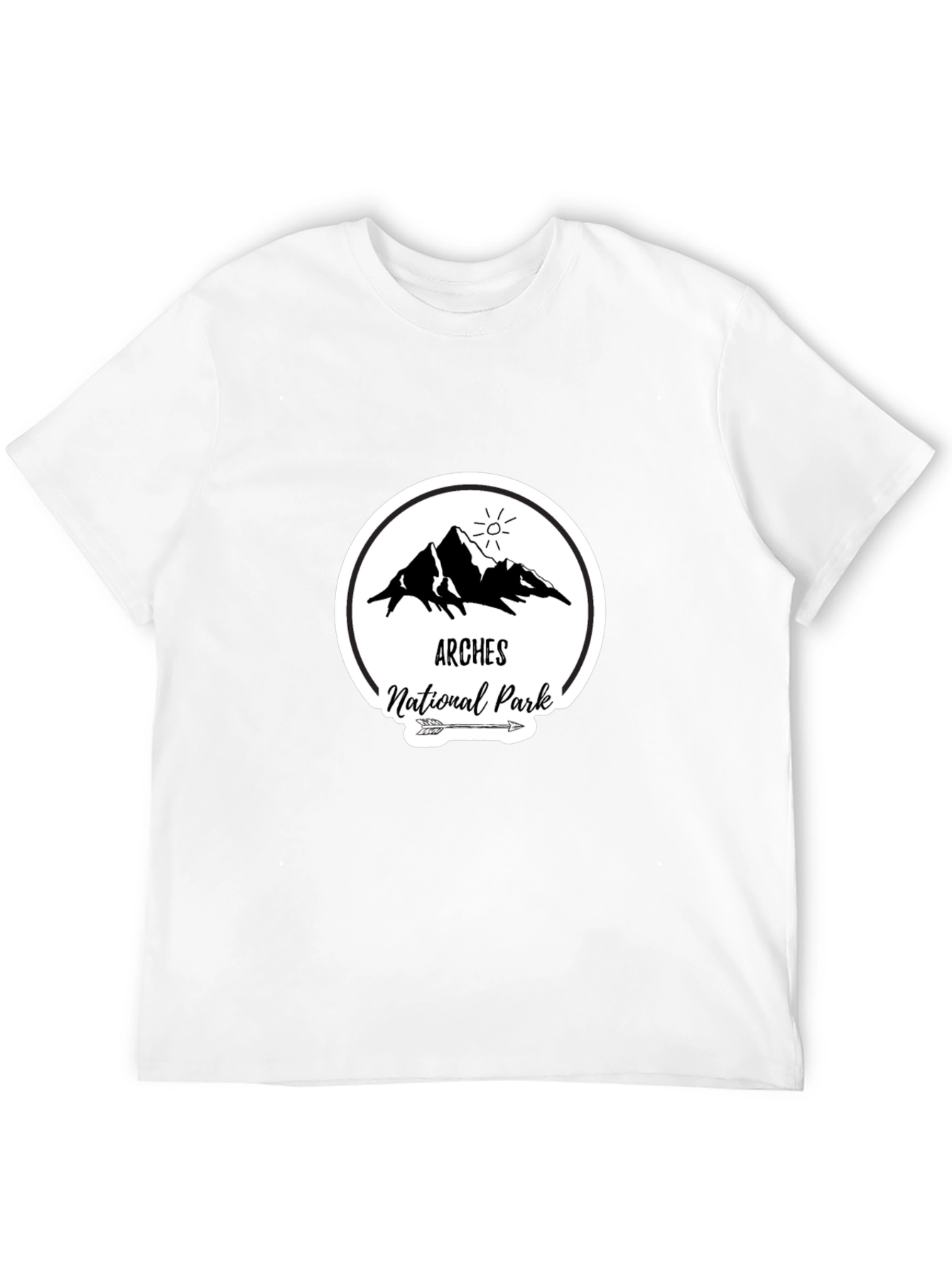 Arches National Park Black T-Shirt