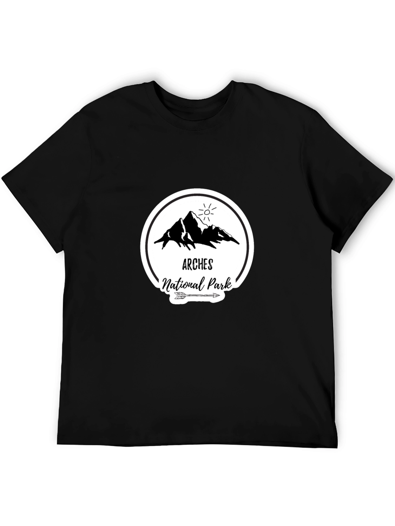 Arches National Park Black T-Shirt