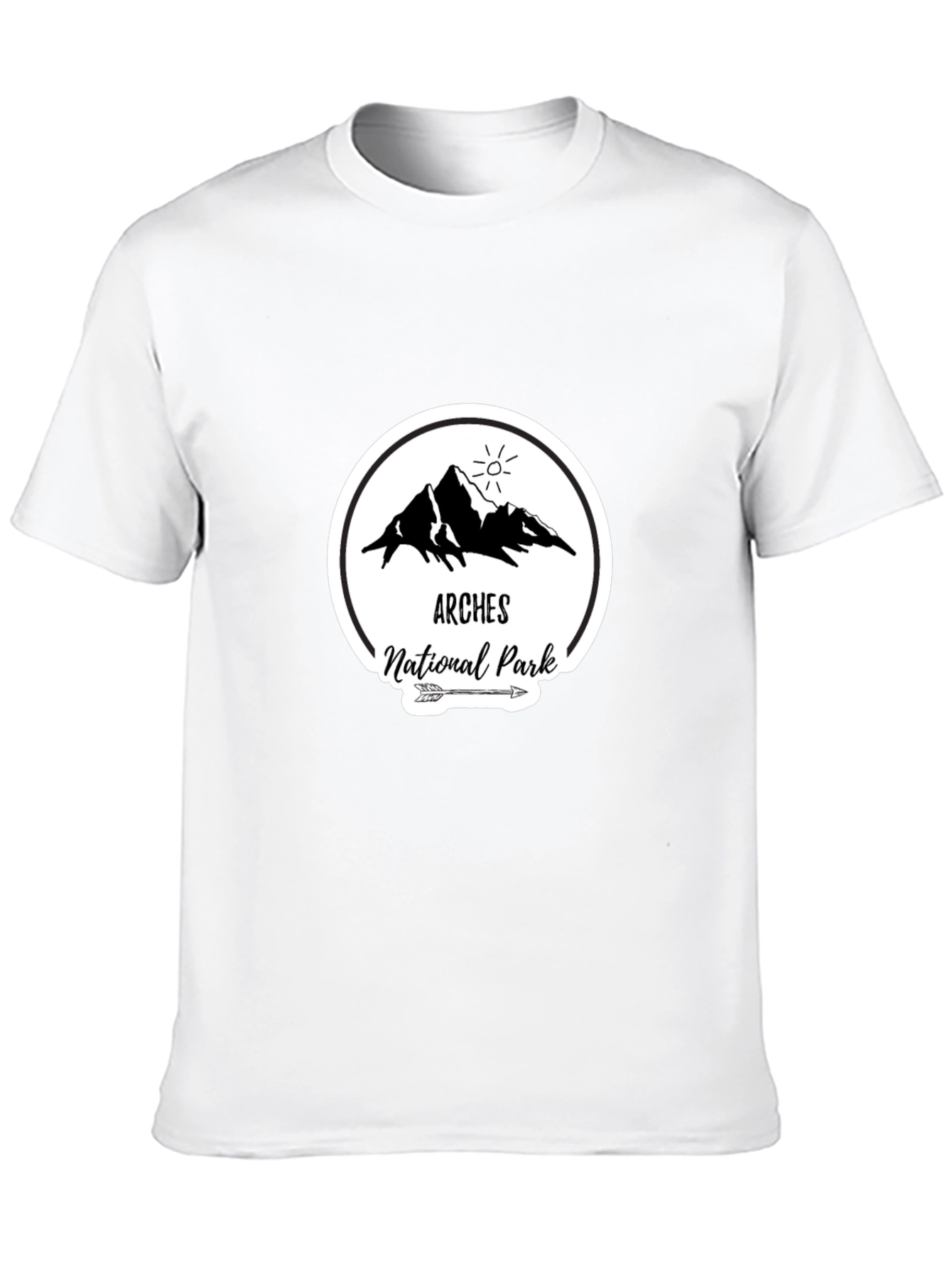 Arches National Park Black T-Shirt
