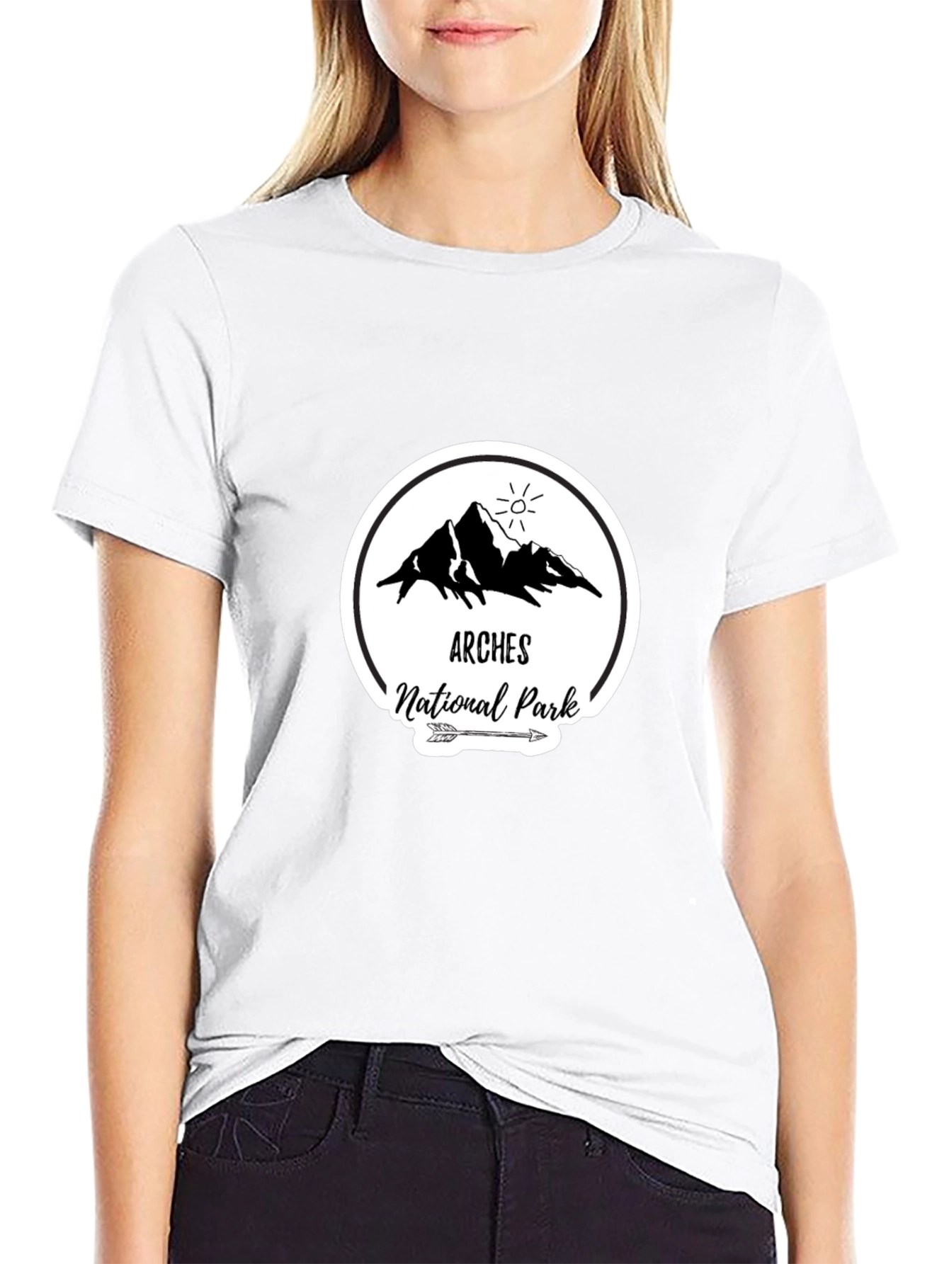 Arches National Park Black T-Shirt