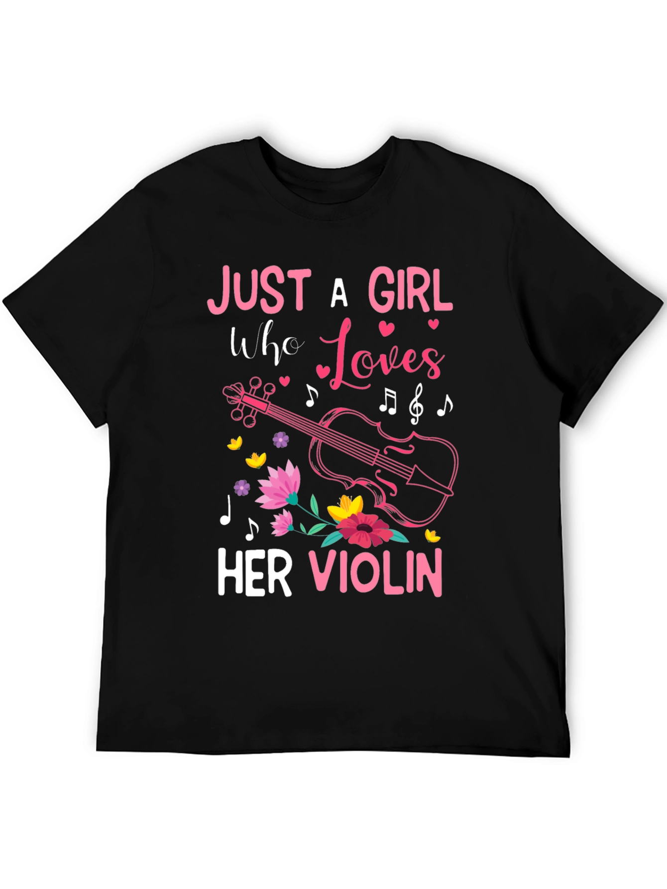 Just A Girl Who Loves Her Violin T-Shirt