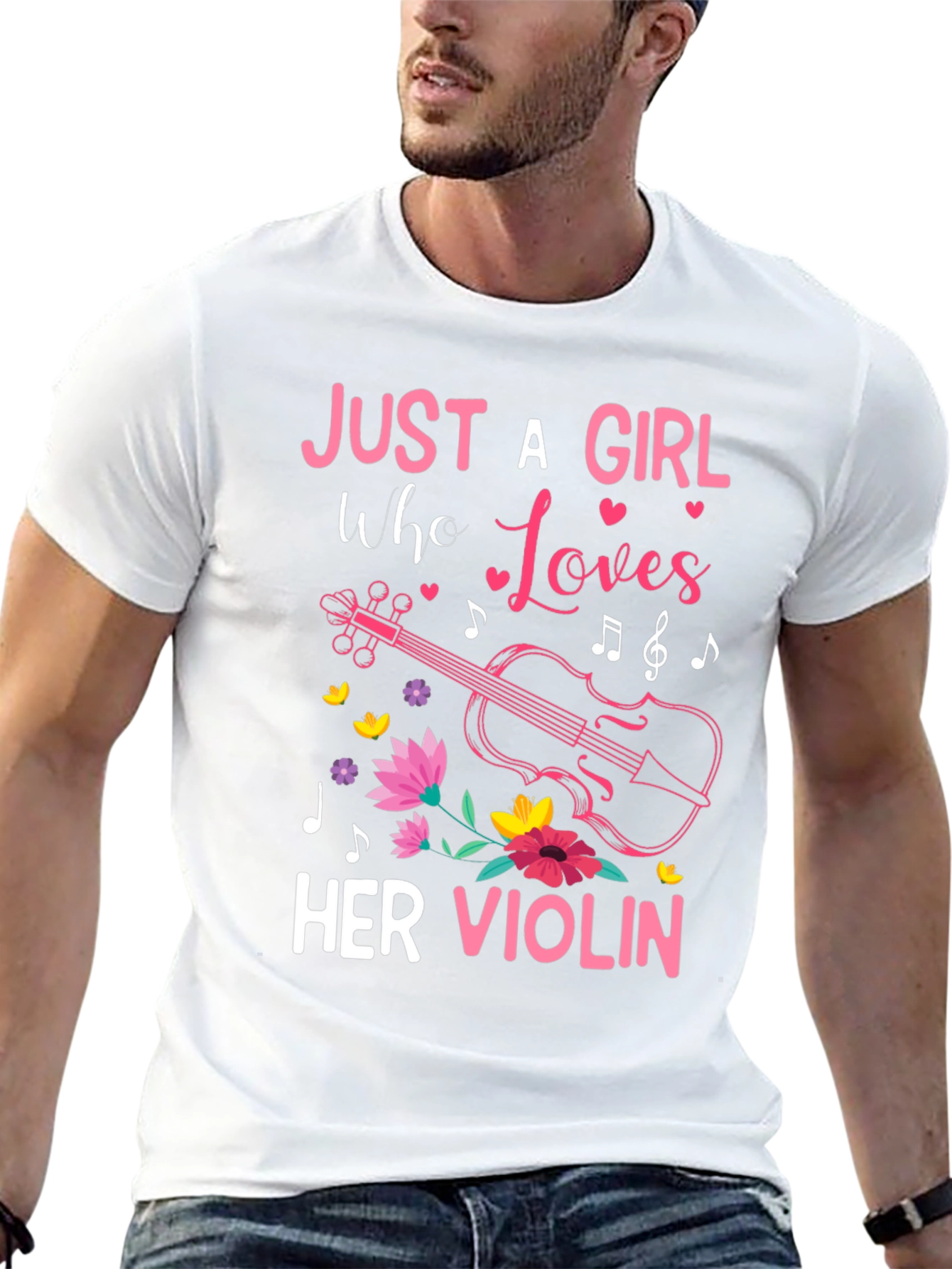 Just A Girl Who Loves Her Violin T-Shirt