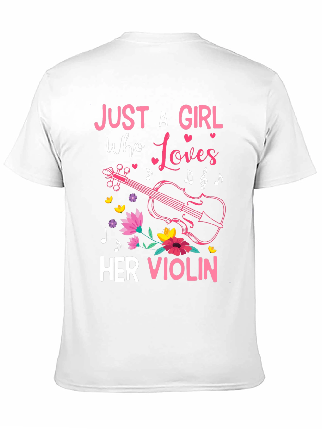 Just A Girl Who Loves Her Violin T-Shirt