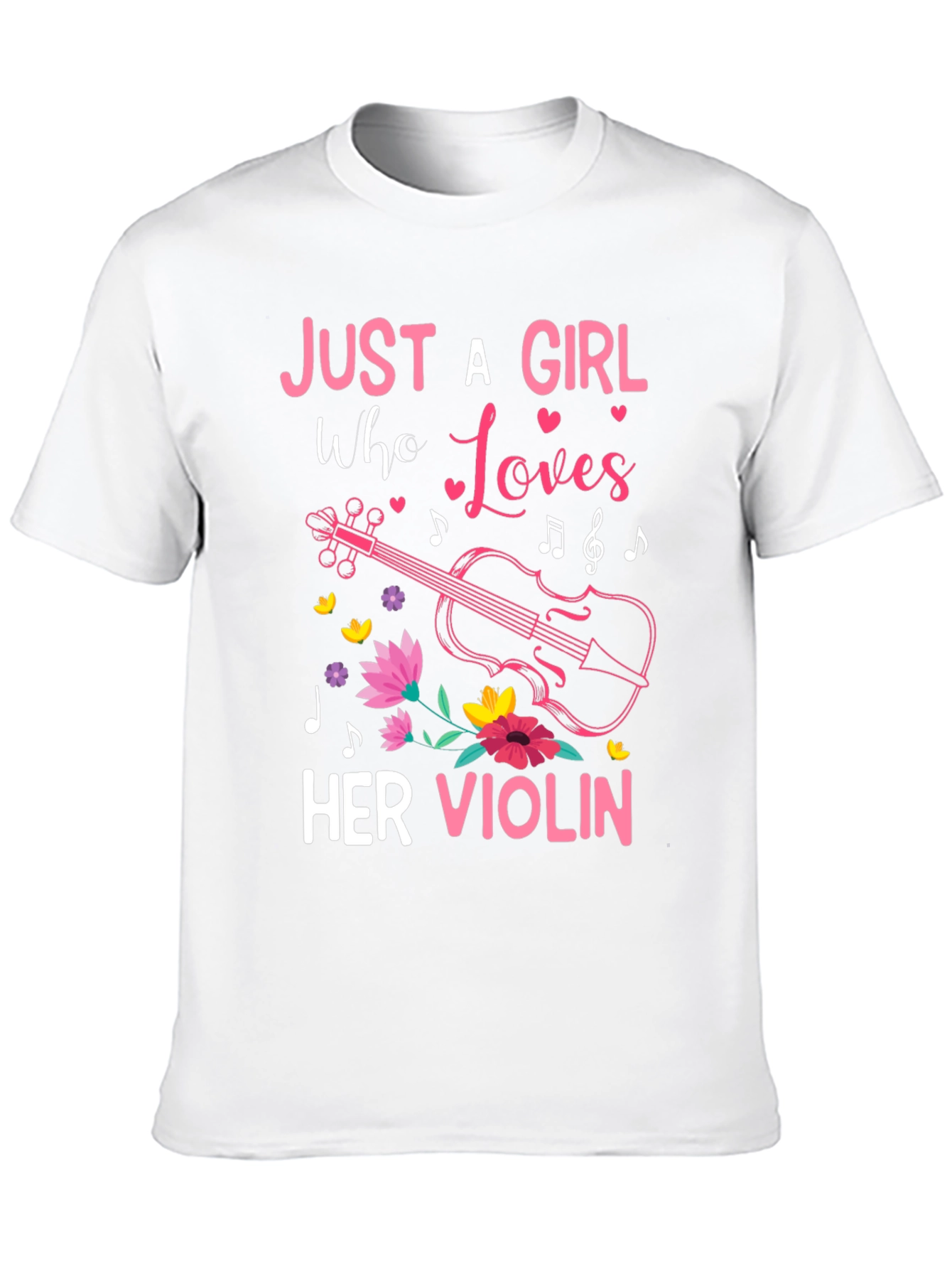 Just A Girl Who Loves Her Violin T-Shirt