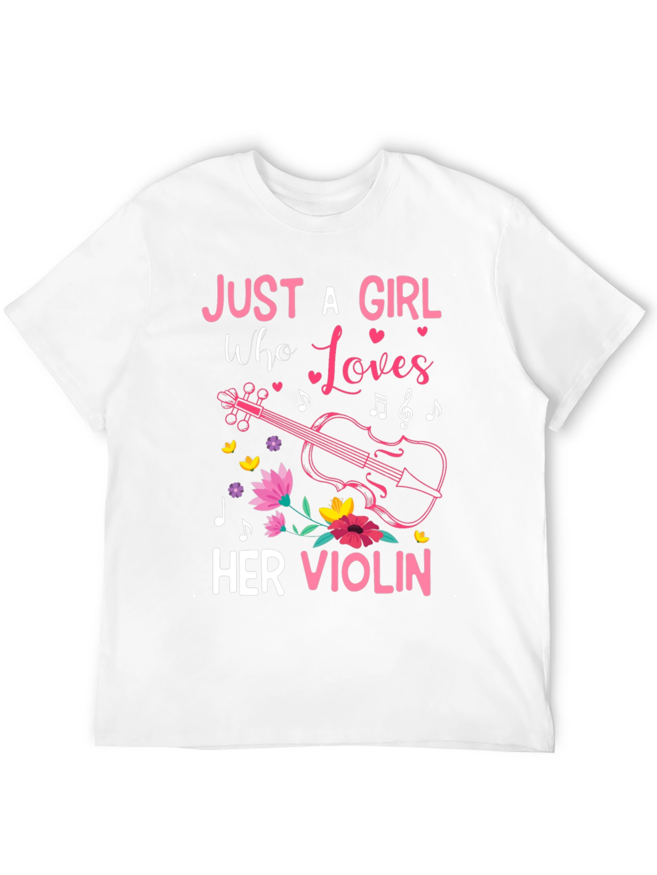 Just A Girl Who Loves Her Violin T-Shirt