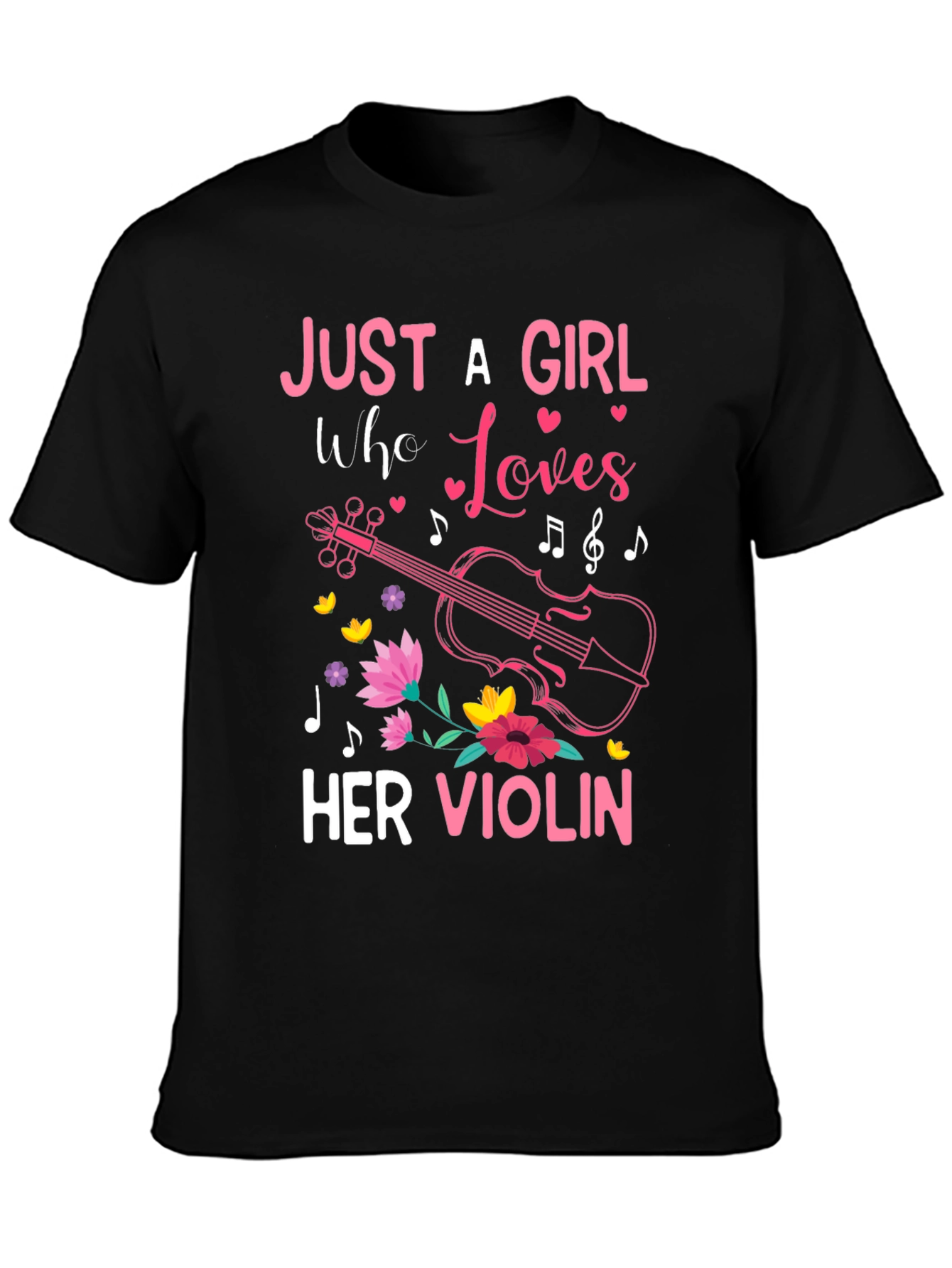 Just A Girl Who Loves Her Violin T-Shirt