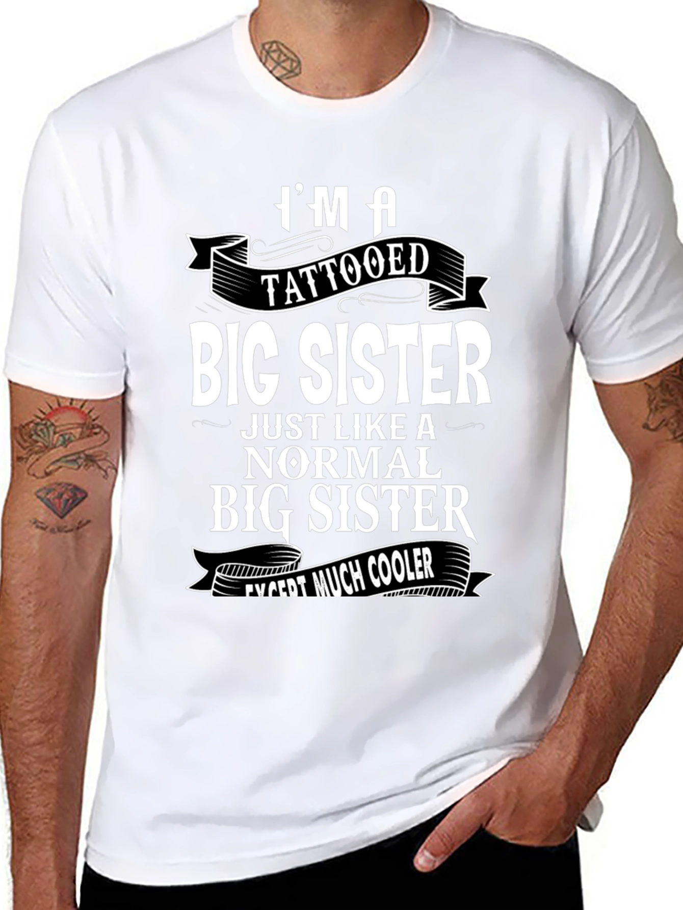 Tattooed Big Sister Graphic Tee