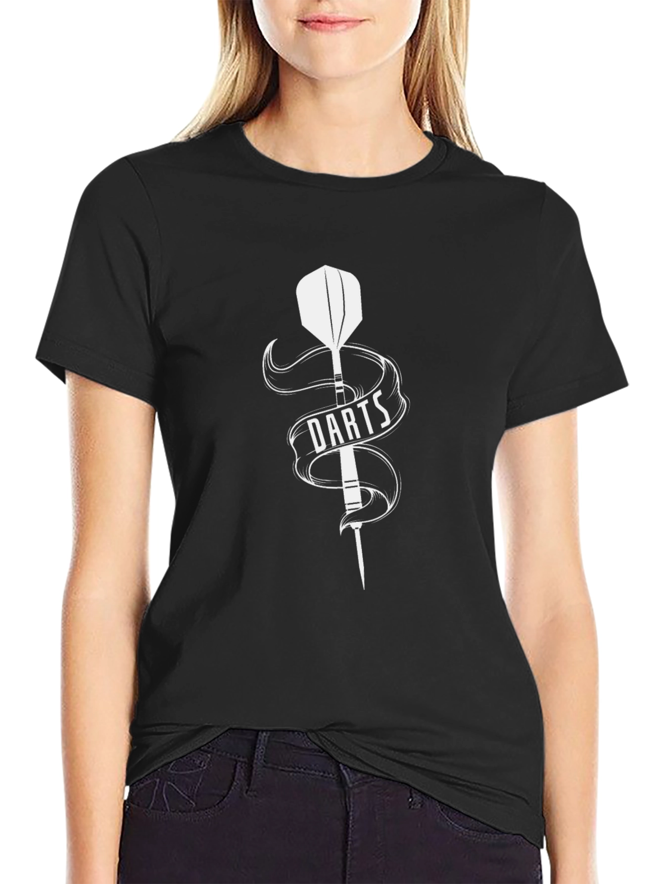 Darts Graphic T-Shirt - Dart Thrower Design