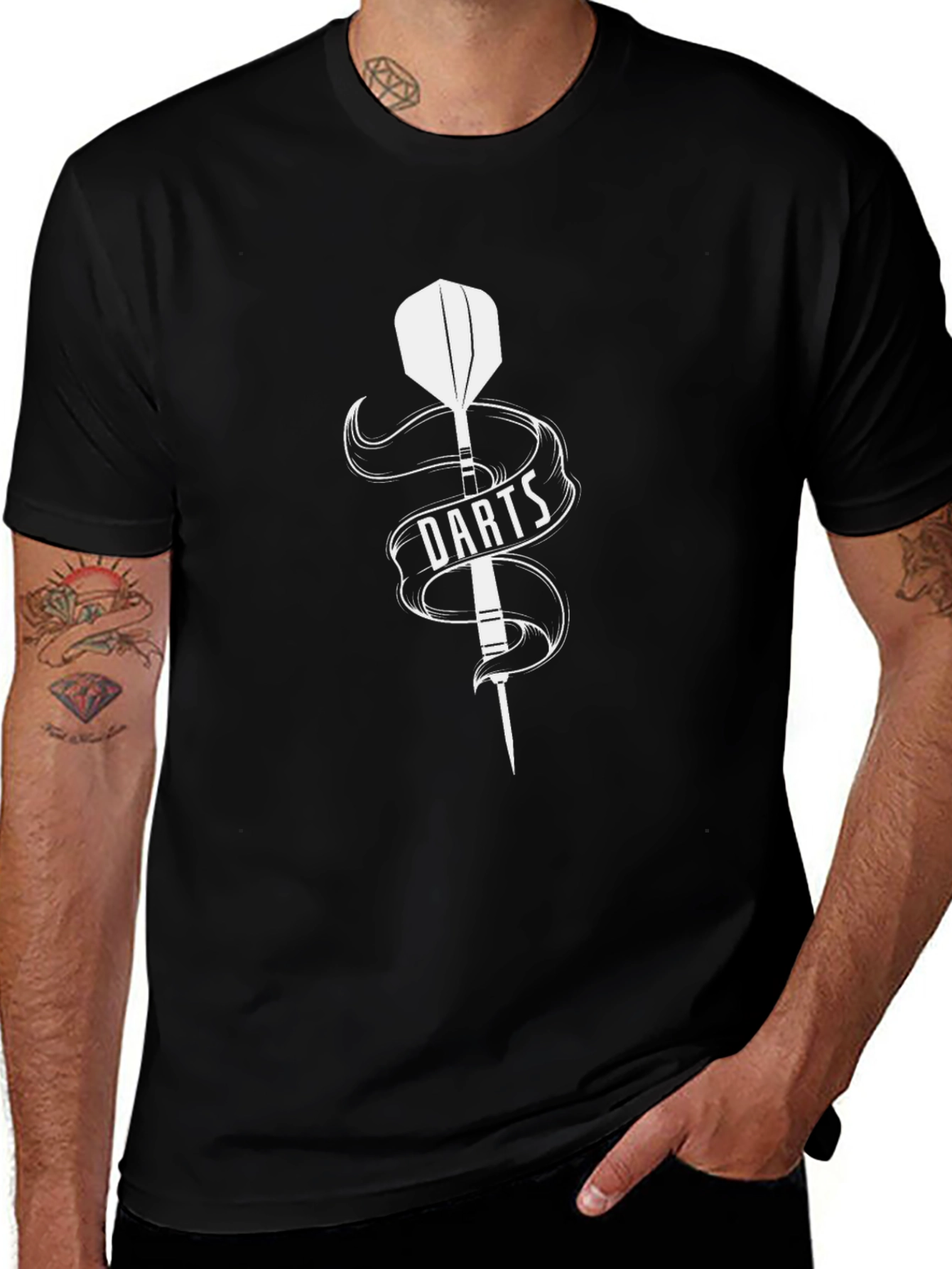 Darts Graphic T-Shirt - Dart Thrower Design
