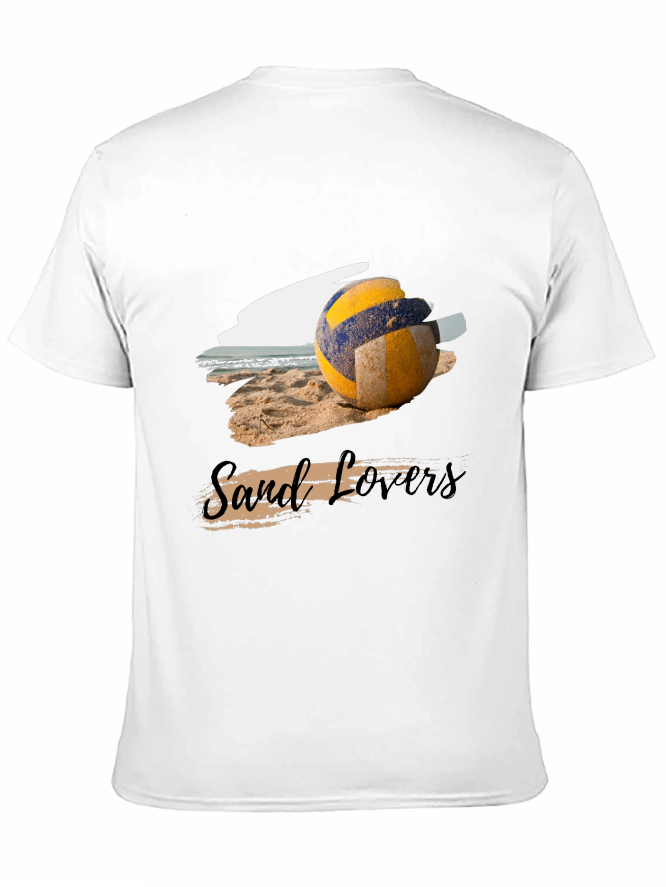 Sand Lovers Graphic Tee - Beach Volleyball Design