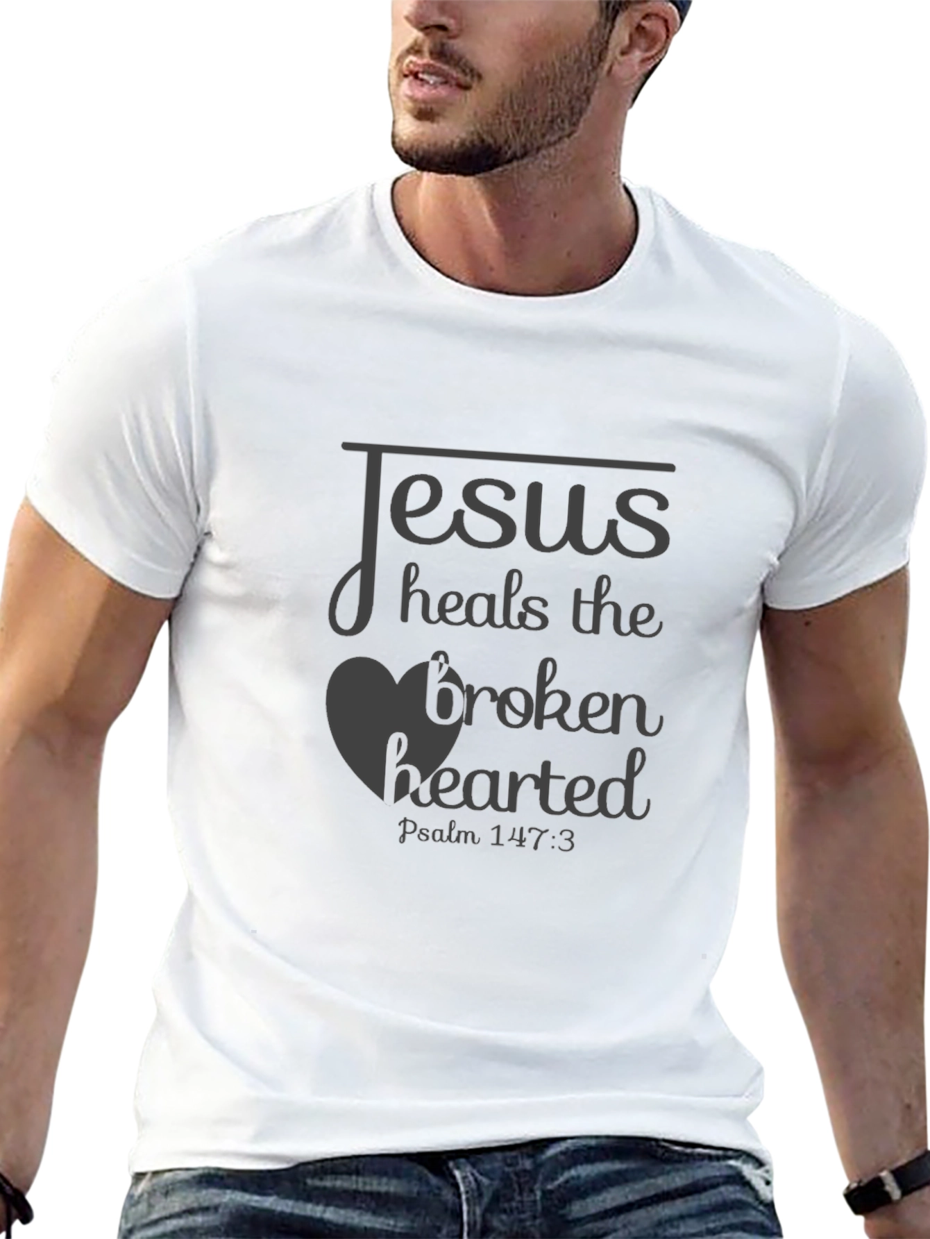 Jesus Heals the Brokenhearted T-Shirt