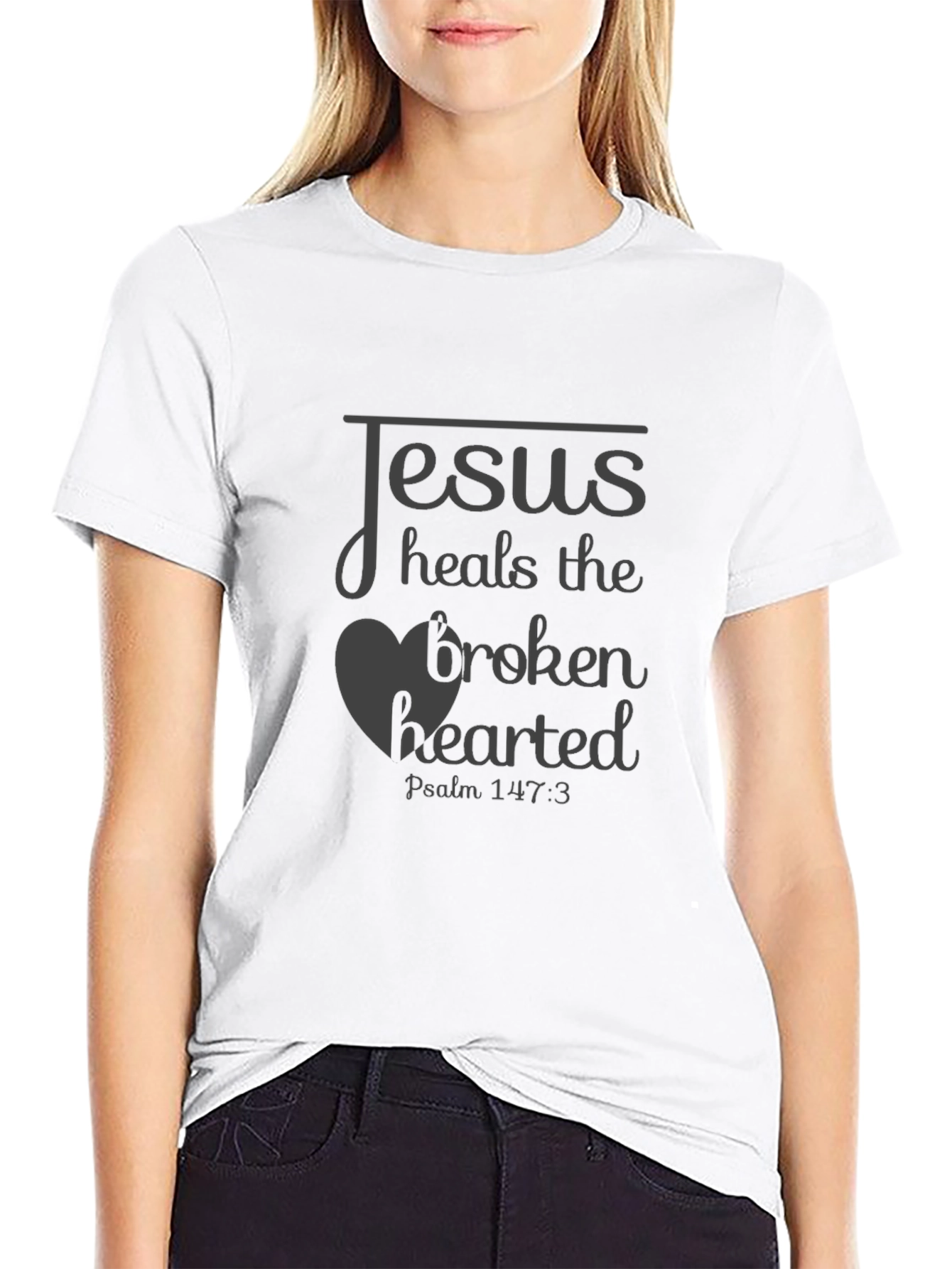 Jesus Heals the Brokenhearted T-Shirt