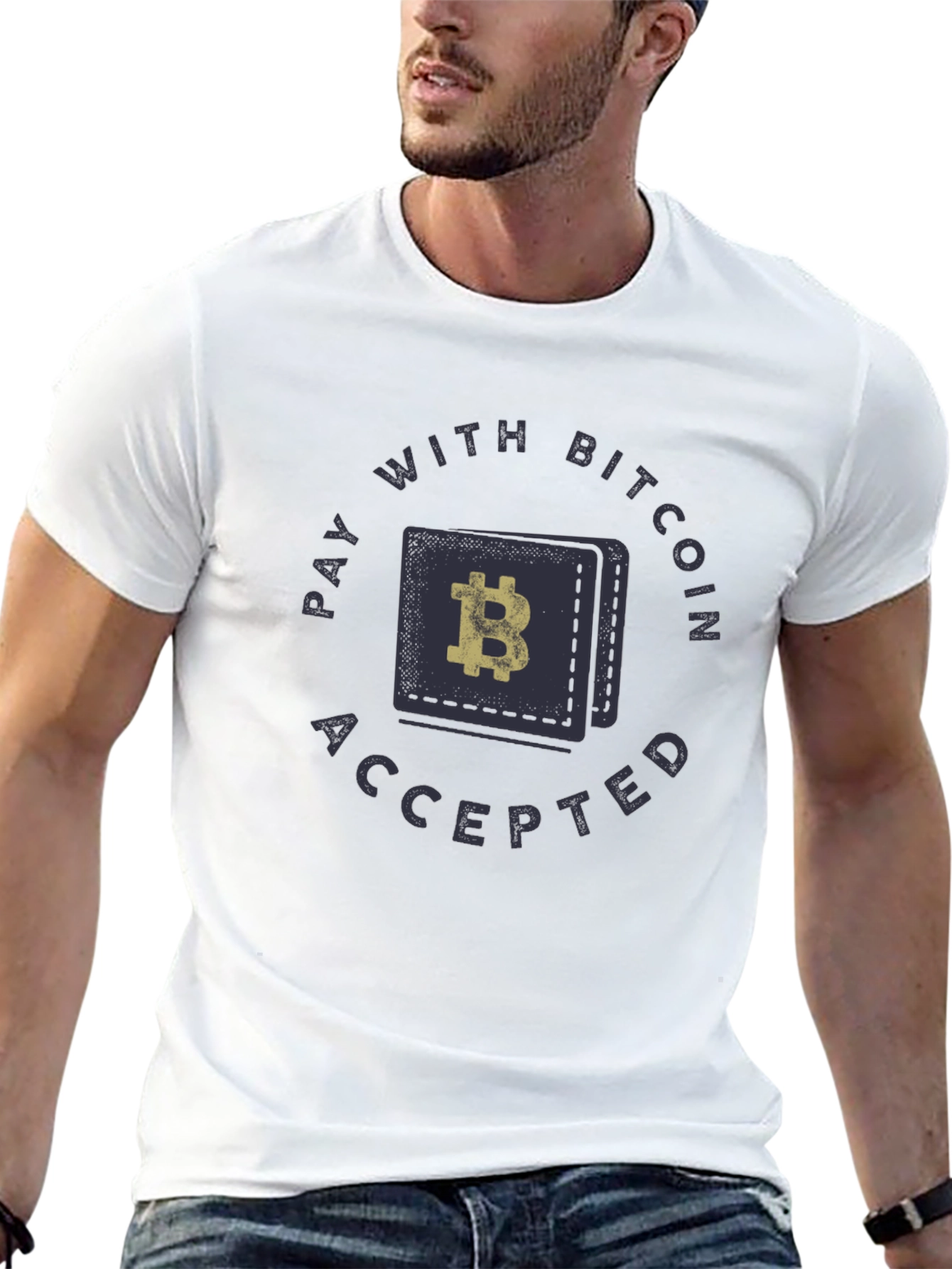 Pay with Bitcoin T-Shirt - Crypto Accepted Tee