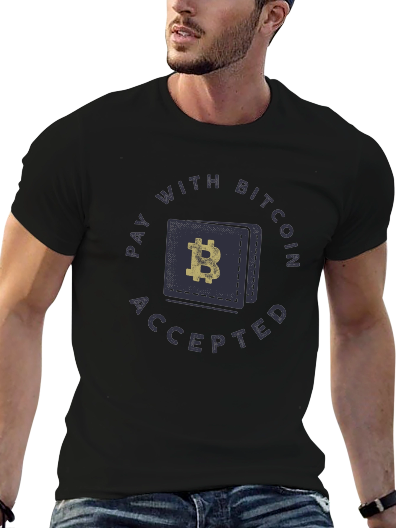 Pay with Bitcoin T-Shirt - Crypto Accepted Tee